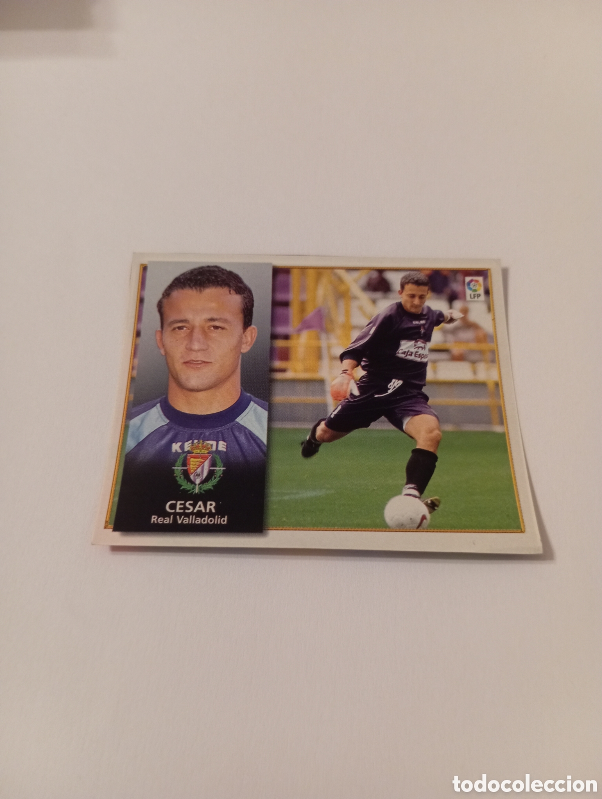Cromos de F&uacute;tbol: CESAR Valladolid Liga Este 1998 1999 recortado 98 99