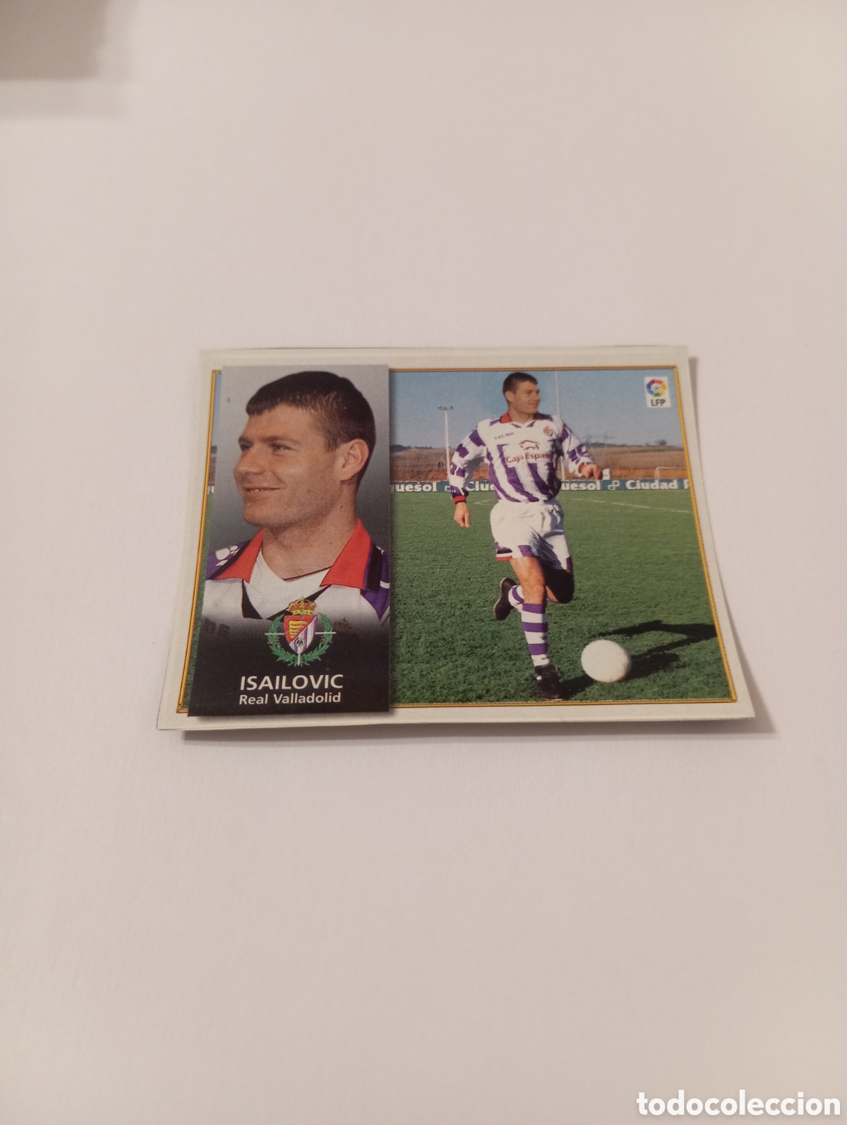 Cromos de F&uacute;tbol: ISAILOVIC Valladolid Liga Este 1998 1999 recortado 98 99