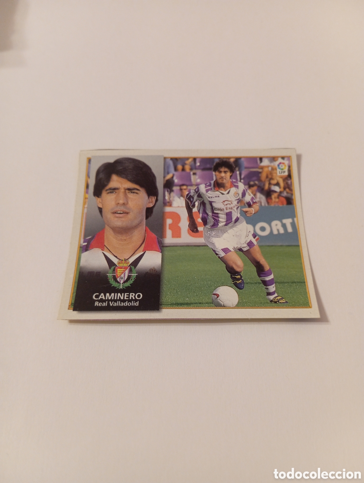 Cromos de F&uacute;tbol: CAMINERO Valladolid Liga Este 1998 1999 recortado 98 99