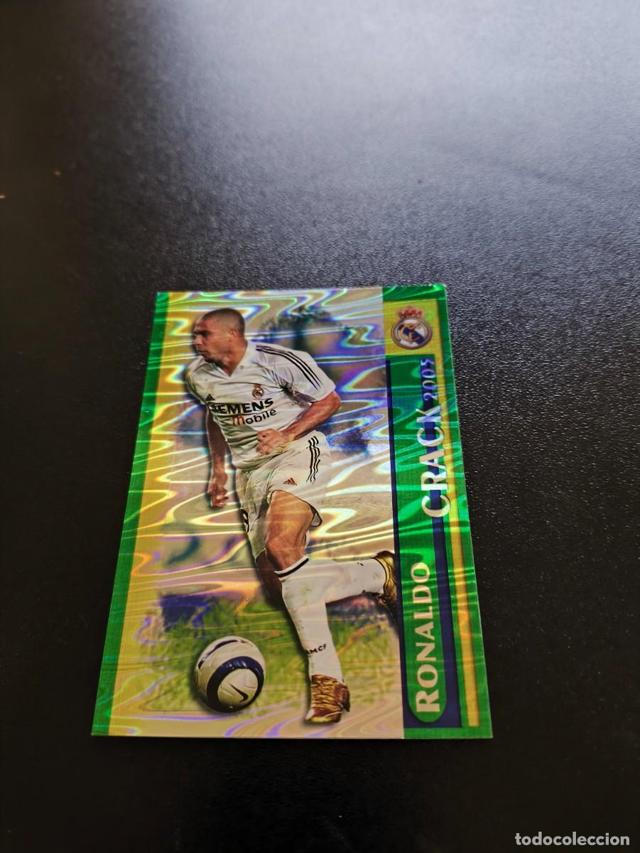 Cromos de F&uacute;tbol: 52 RONALDO CRACK BRILLO AGUAS REAL MADRID FICHAS LIGA MUNDICROMO 2005 2006 05 06 NO PANINI ESTE
