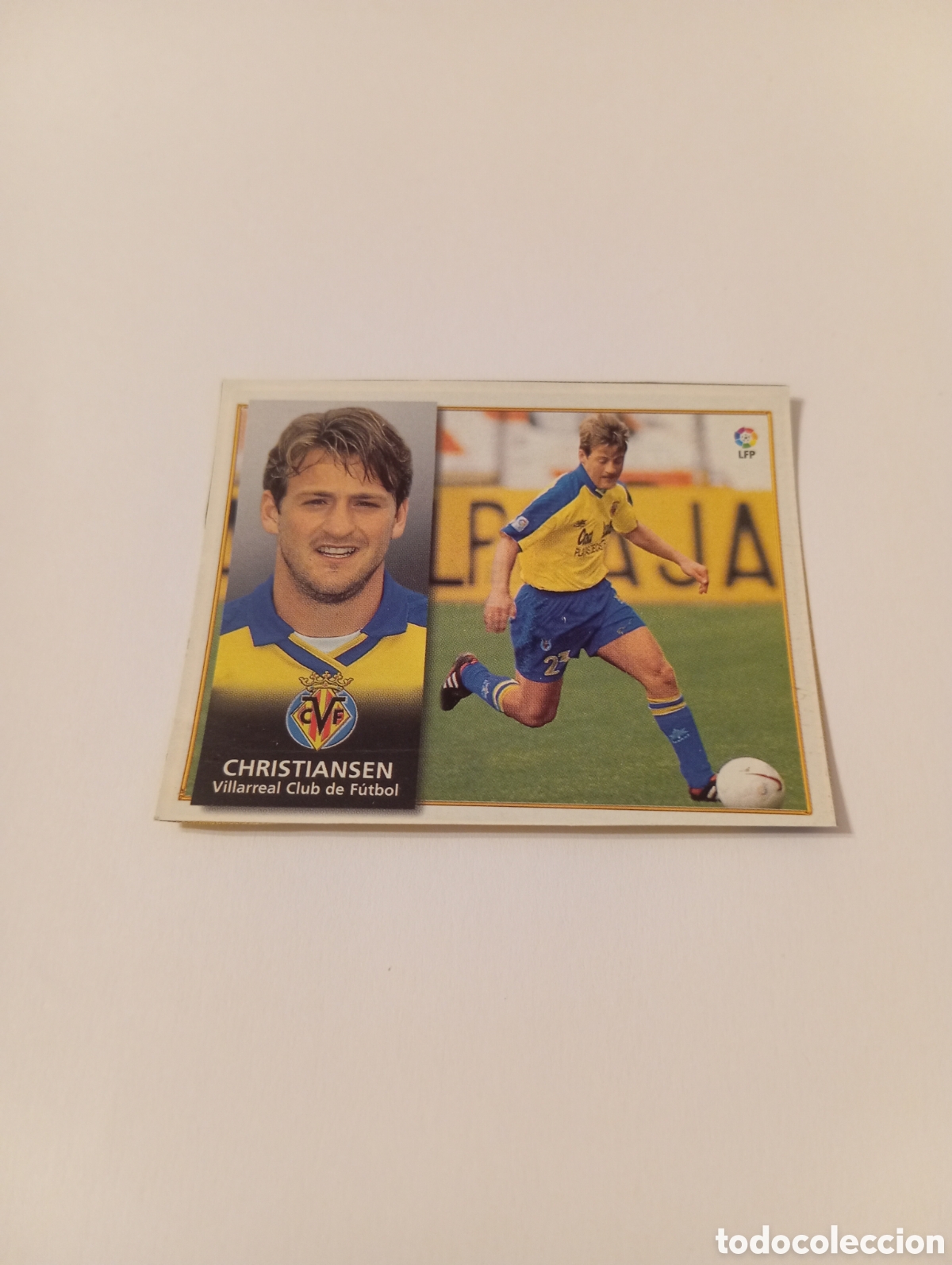 Cromos de F&uacute;tbol: CHRISTIANSEN Villarreal Liga Este 1998 1999 recortado 98 99