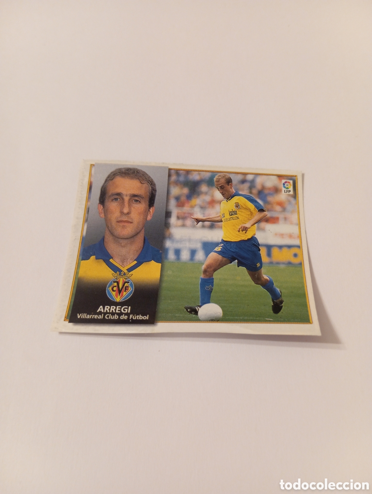 Cromos de F&uacute;tbol: ARREGI Villarreal Liga Este 1998 1999 recortado 98 99