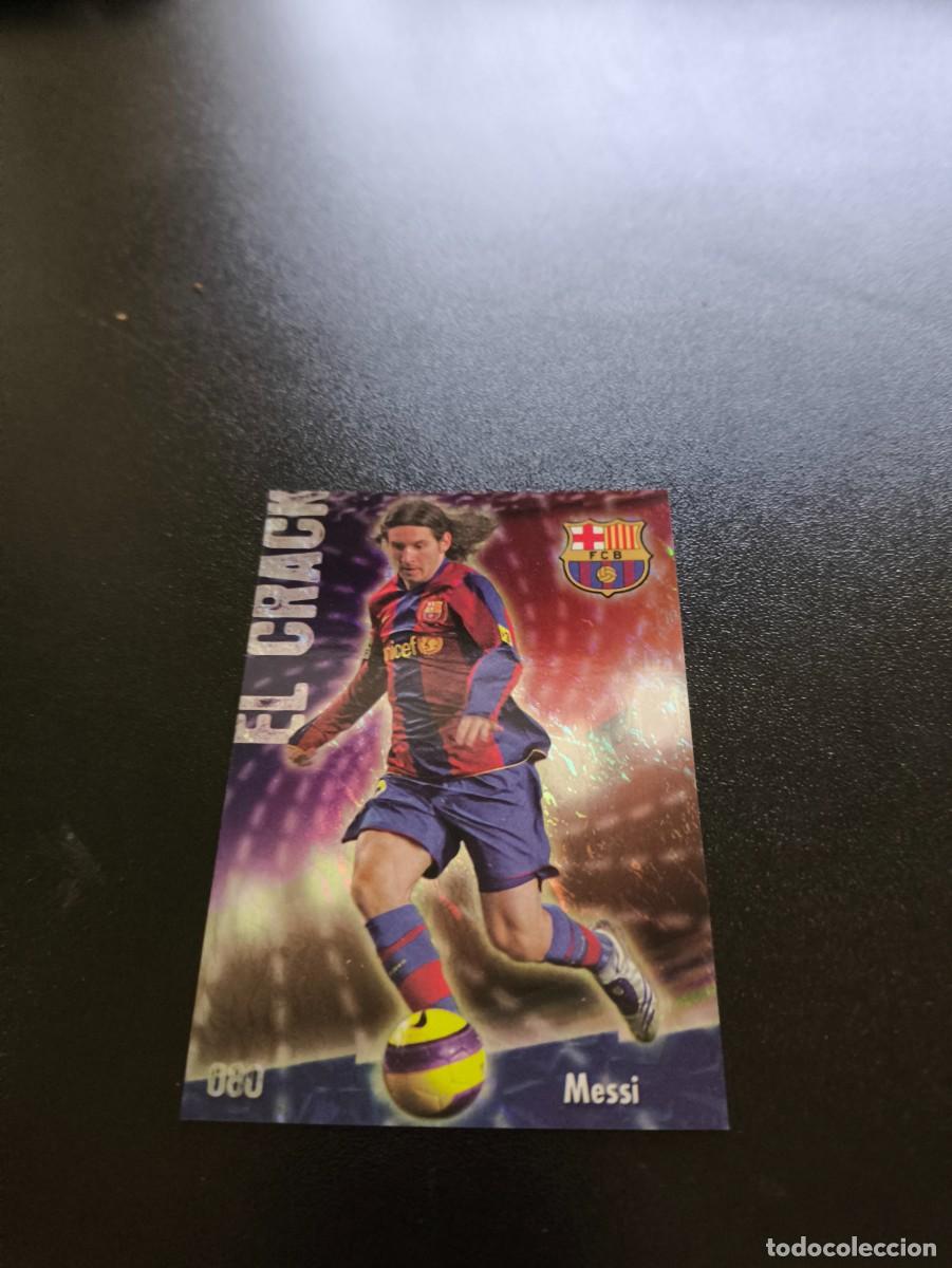 Cromos de F&uacute;tbol: 80 EL CRACK MESSI JASPEADO PUNTAS CUADRADAS BARCELONA MUNDICROMO 2008 2009 08 09 NO PANINI ESTE
