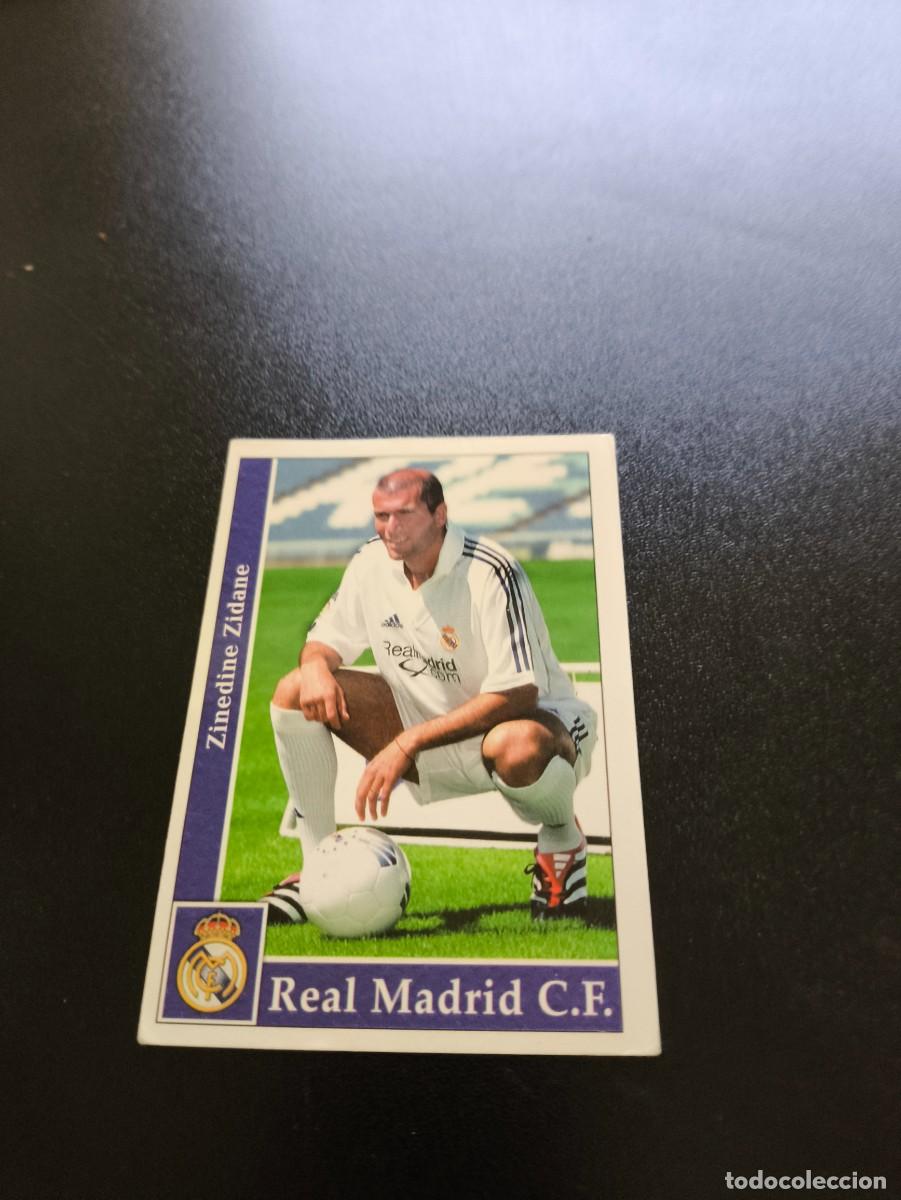Cromos de F&uacute;tbol: 17 ZIDANE REAL MADRID FRANCE MUNDICROMO FICHAS DE LA LIGA 2001 2002 01 02 NO PANINI ESTE