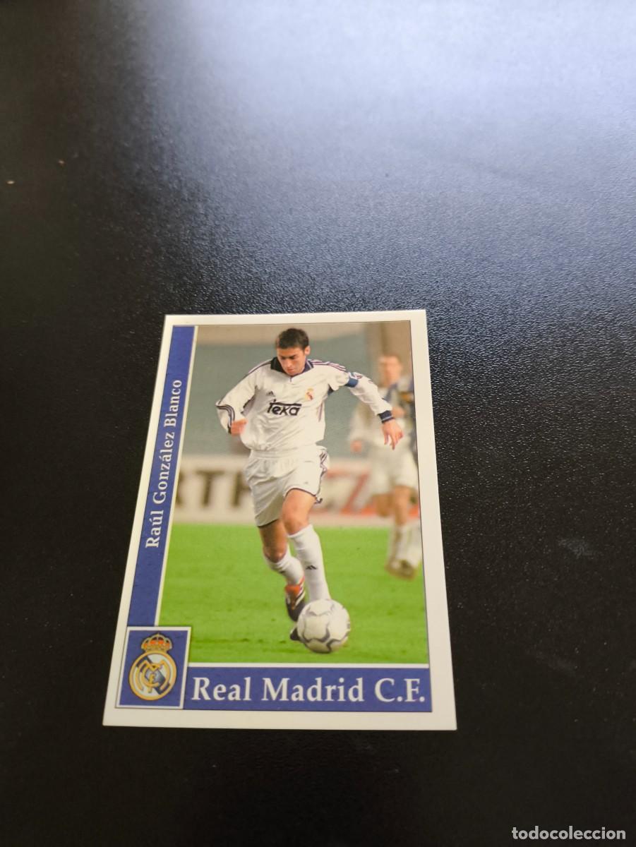 Cromos de F&uacute;tbol: 16 RA&Uacute;L GONZ&Aacute;LEZ REAL MADRID FICHAS LIGA 2001 2002 MUNDICROMO 01 02 NO PANINI ESTE