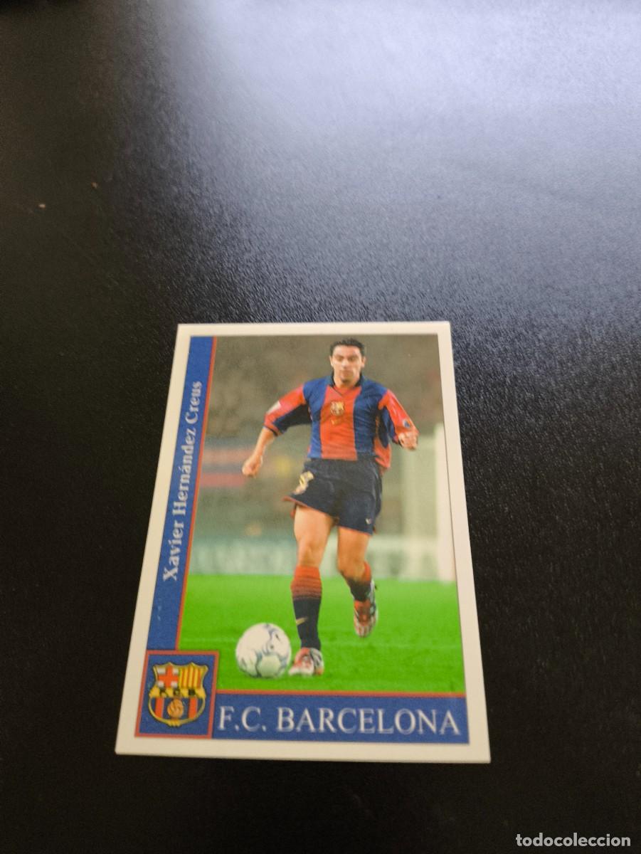 Cromos de F&uacute;tbol: 72 XAVI HERNANDEZ BARCELONA FICHAS LIGA 2001 2002 MUNDICROMO 01 02 NO PANINI ESTE