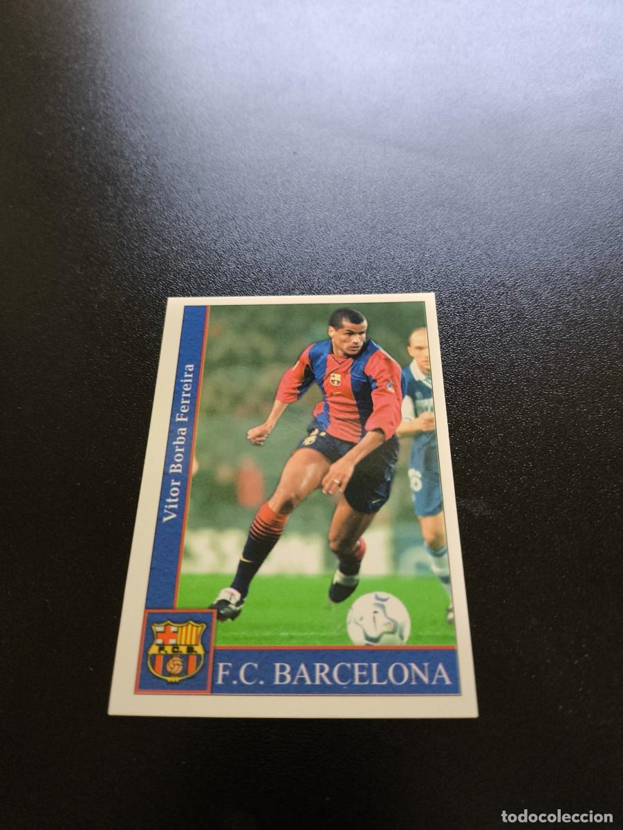 Cromos de F&uacute;tbol: 77 RIVALDO BARCELONA FICHAS LIGA 2001 2002 MUNDICROMO 01 02 NO PANINI ESTE