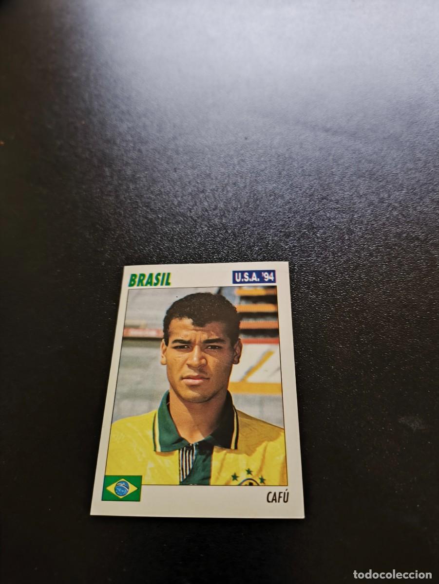Cromos de F&uacute;tbol: 79 CAFU BRASIL BRAZIL MILAN ROOKIE STICKER CARD ITALY SL WORLD CUP MUNDIAL USA 94 1994 NO PANINI