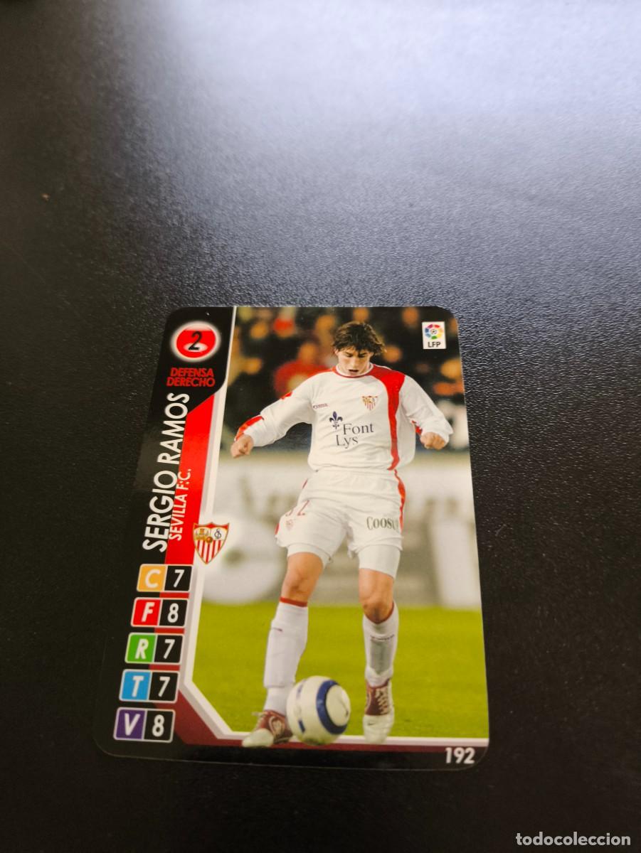 Cromos de F&uacute;tbol: 192 SERGIO RAMOS SEVILLA ROOKIE CARD PANINI LIGA DERBY TOTAL 2004 2005 NO ESTE MEGACRACKS