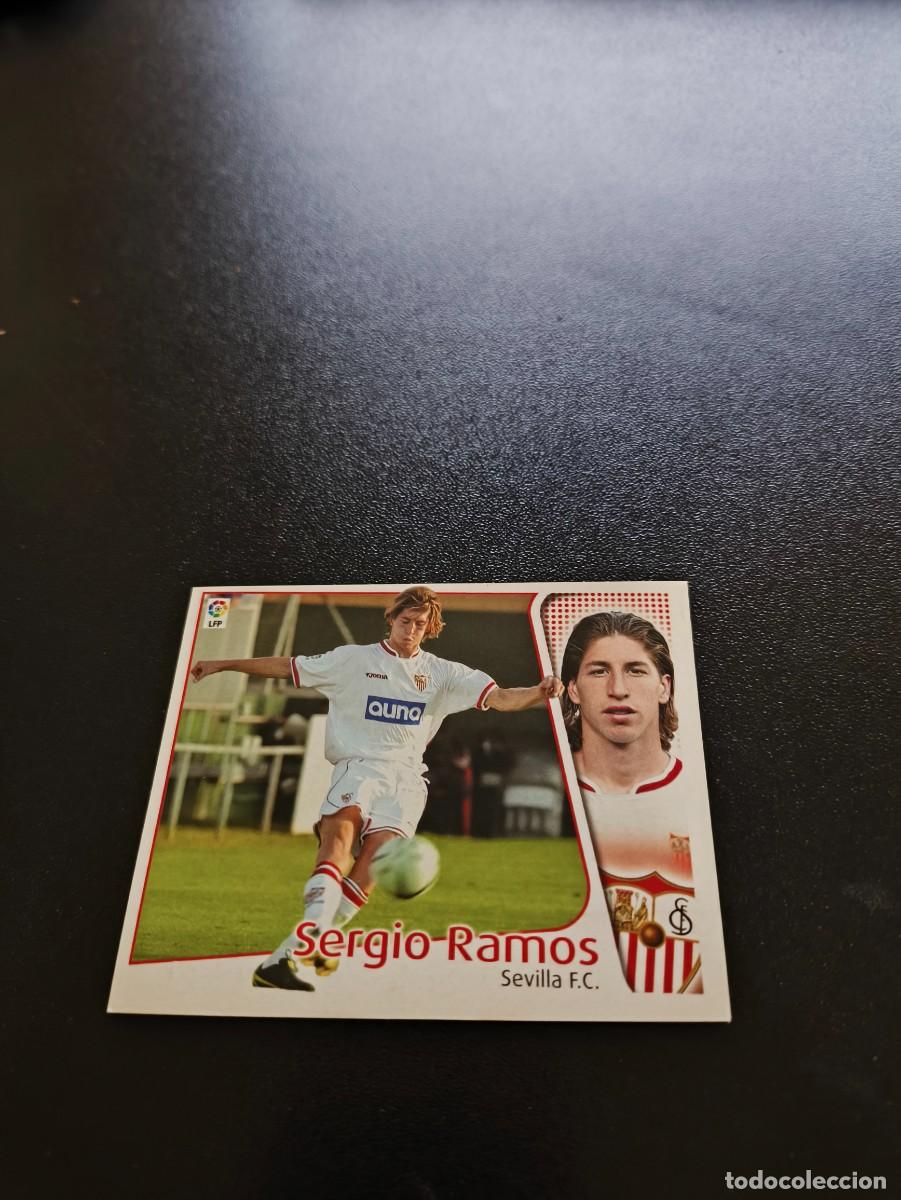 Cromos de F&uacute;tbol: SERGIO RAMOS SEVILLA ROOKIE STICKER LIGA PANINI EDICIONES ESTE 04 05 2004 2005 SIN PEGAR