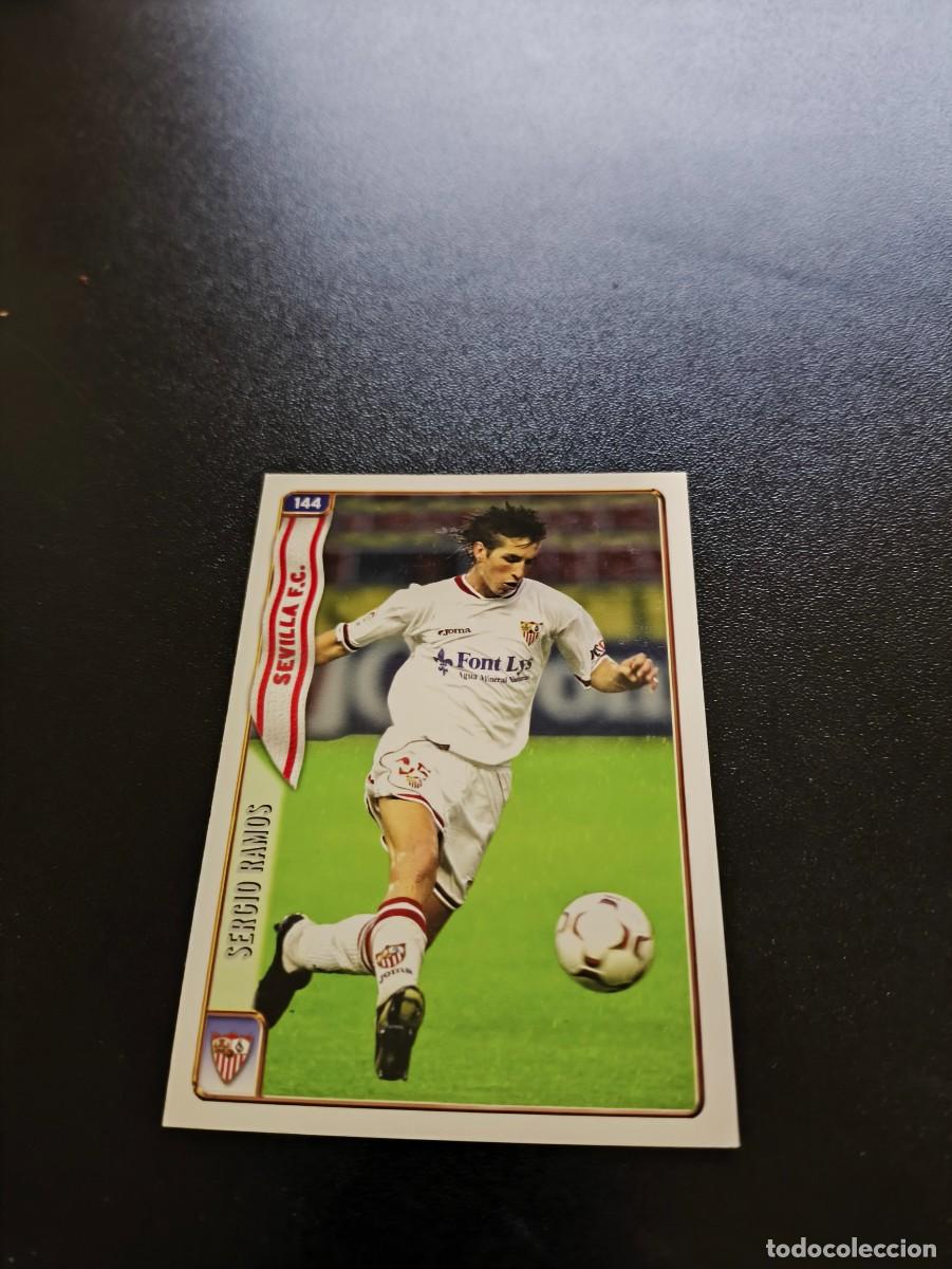 Cromos de F&uacute;tbol: 144 SERGIO RAMOS ROOKIE CARD SEVILLA FICHAS LIGA MUNDICROMO 2004 2005 04 05 NO PANINI ESTE MEGACRACK