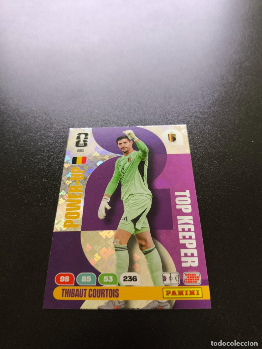Cromos de F&uacute;tbol: 551 Thibaut Courtois belgica top keeper ADRENALYN MUNDIAL FIFA WORLD CUP 2026 PANINI NO LIGA