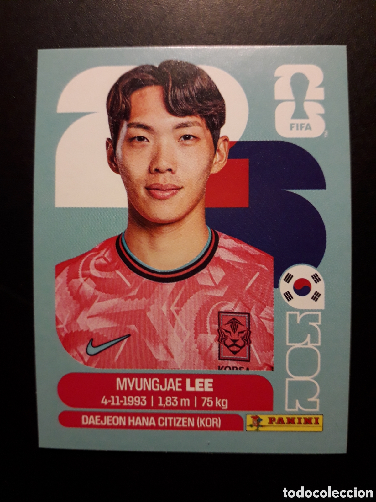 Cromos de F&uacute;tbol: M LEE COREA DEL SUR KOR 9 MUNDIAL F&Uacute;TBOL 2026 FIFA WORLD CUP PANINI SIN PEGAR PEDIDO M&Iacute;NIMO 3&euro;
