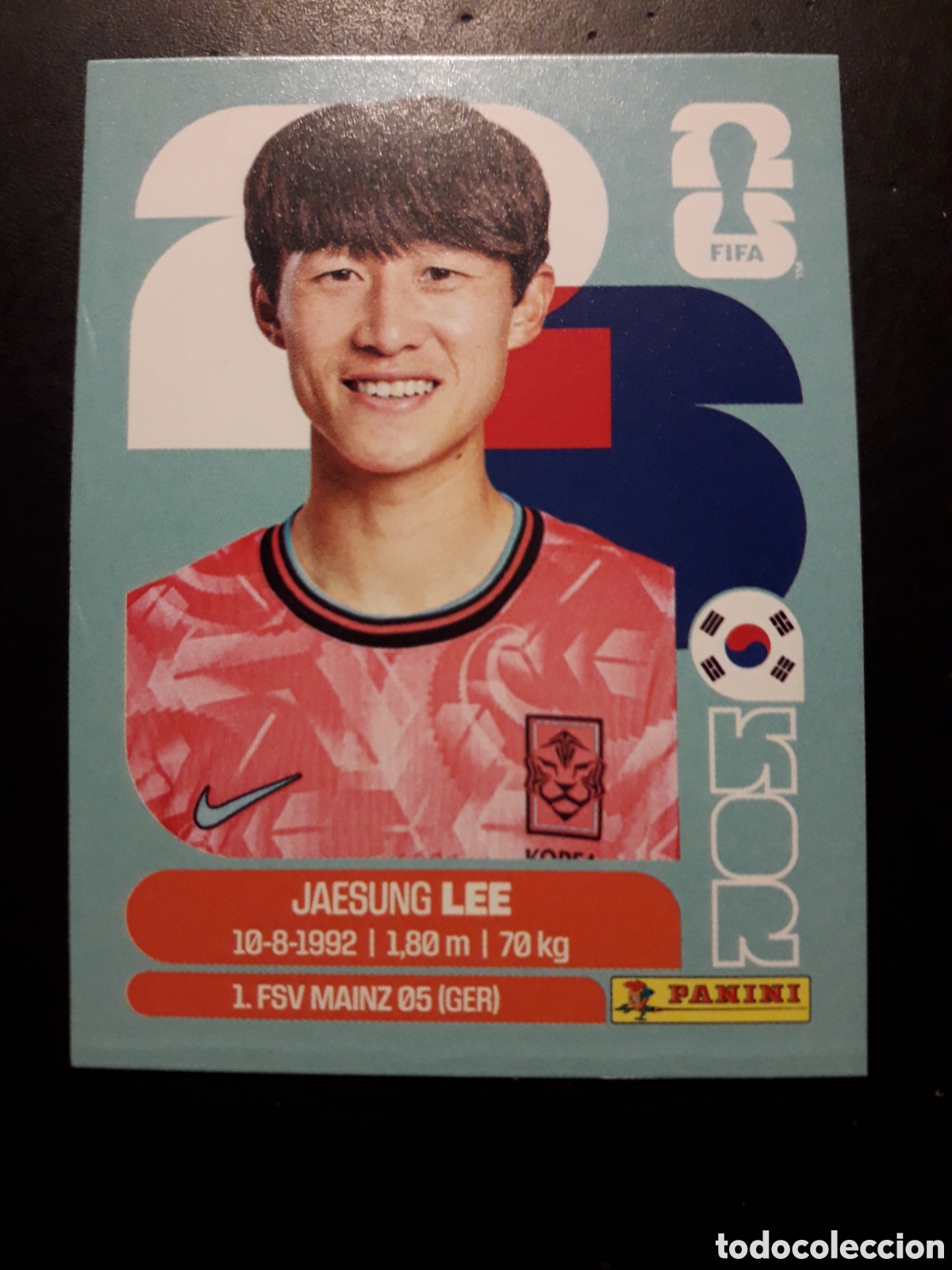 Cromos de F&uacute;tbol: J LEE COREA DEL SUR KOR 10 MUNDIAL F&Uacute;TBOL 2026 FIFA WORLD CUP PANINI SIN PEGAR PEDIDO M&Iacute;NIMO 3&euro;