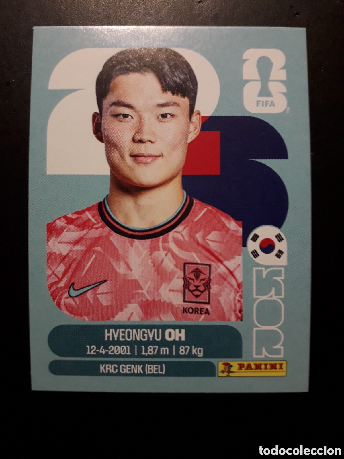 Cromos de F&uacute;tbol: H OH COREA DEL SUR KOR 20 MUNDIAL F&Uacute;TBOL 2026 FIFA WORLD CUP PANINI SIN PEGAR PEDIDO M&Iacute;NIMO 3&euro;