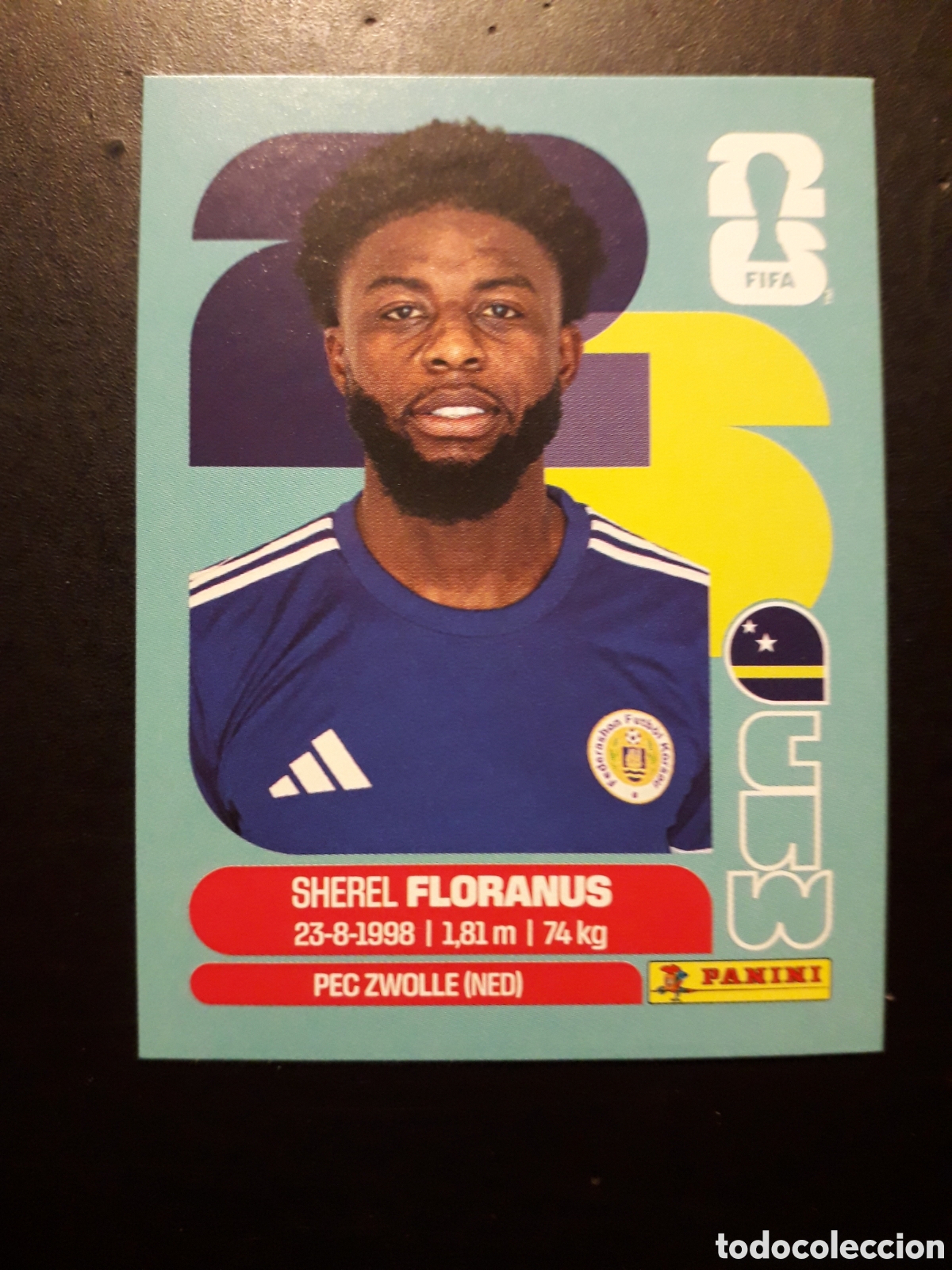 Cromos de F&uacute;tbol: FLORANUS CURA&Ccedil;AO CUW 4 MUNDIAL F&Uacute;TBOL 2026 FIFA WORLD CUP PANINI SIN PEGAR PEDIDO M&Iacute;NIMO 3&euro;