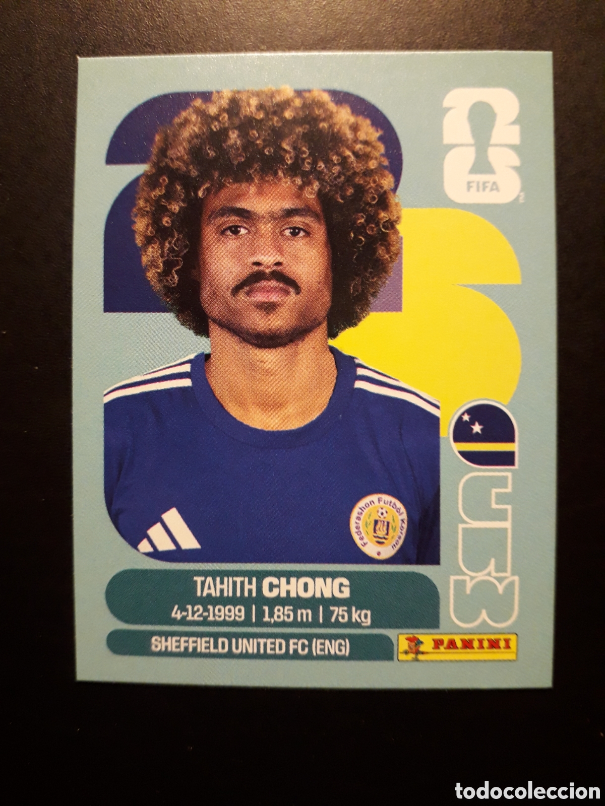 Cromos de F&uacute;tbol: CHONG CURA&Ccedil;AO CUW 14 MUNDIAL F&Uacute;TBOL 2026 FIFA WORLD CUP PANINI SIN PEGAR PEDIDO M&Iacute;NIMO 3&euro;