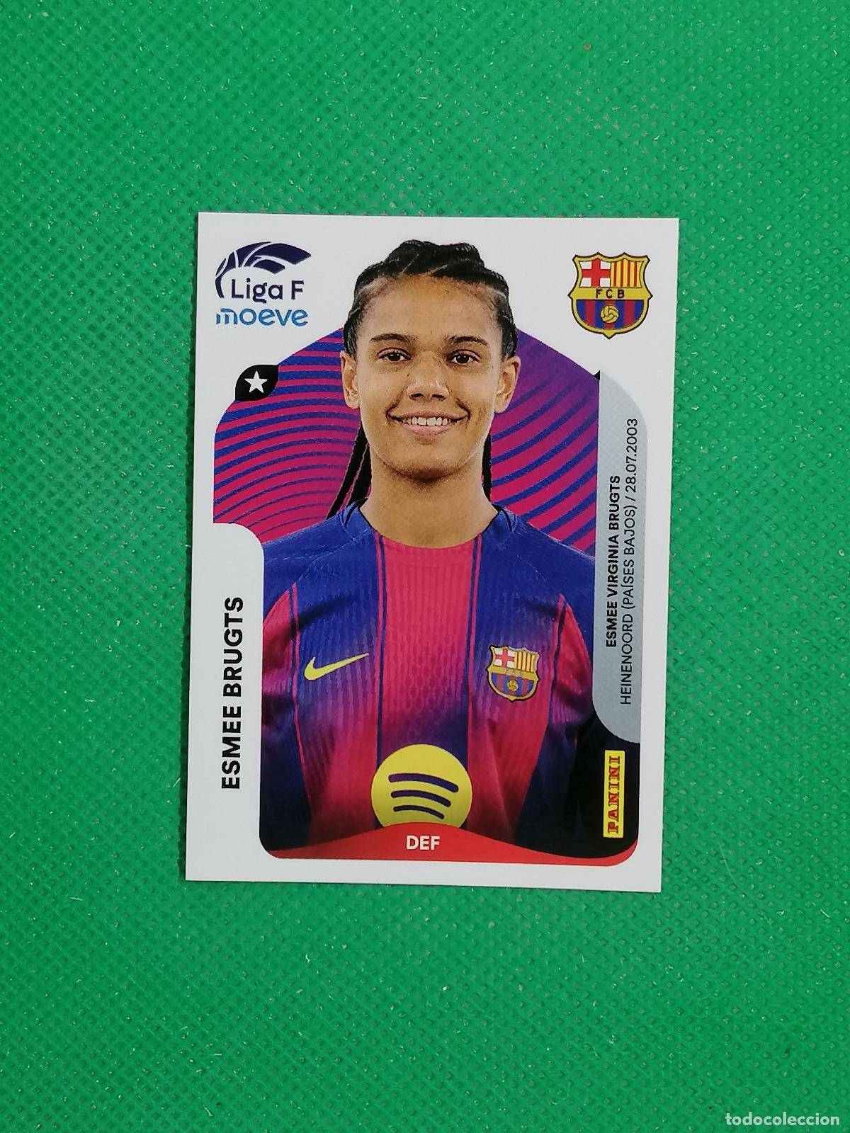 Cromos de F&uacute;tbol: 91 ESMEE BRUGTS BARCELONA ⚽ PANINI LIGA FEMENINA F MOEVE 25 26 2025 2026 ⚽