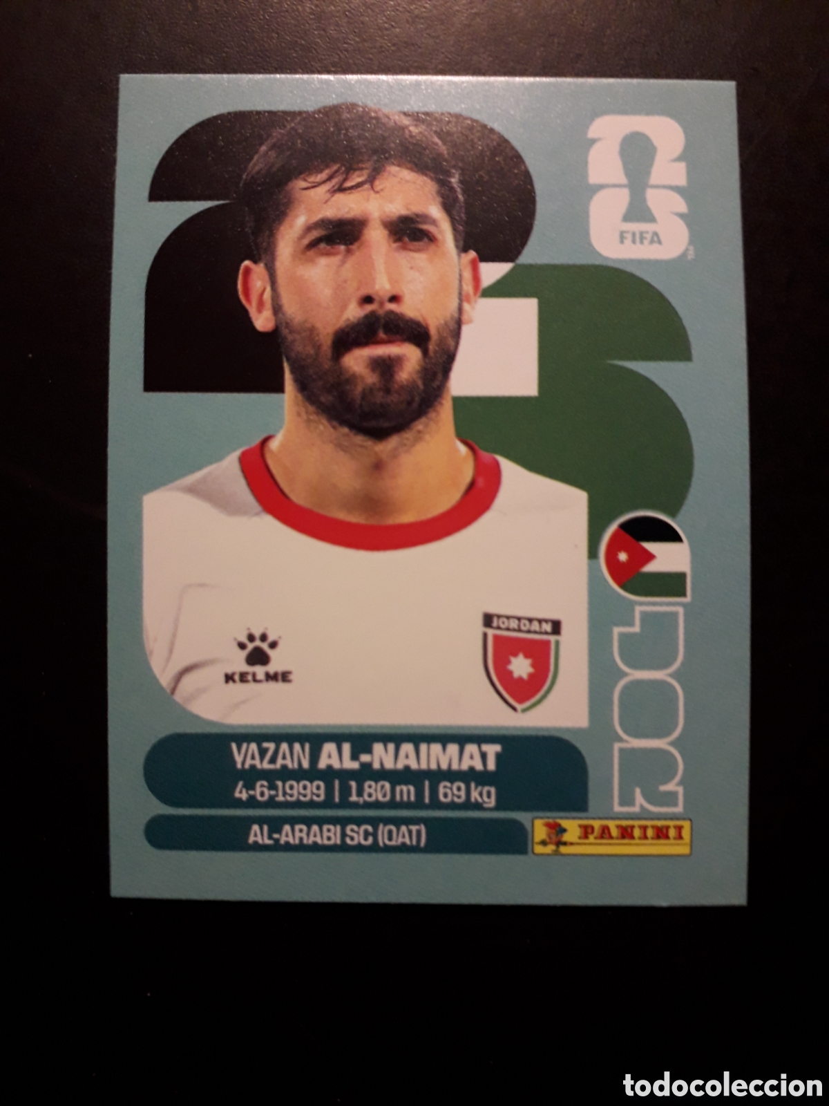 Cromos de F&uacute;tbol: AL NAIMAT JORDANIA JOR 16 MUNDIAL F&Uacute;TBOL 2026 FIFA WORLD CUP PANINI SIN PEGAR PEDIDO M&Iacute;NIMO 3&euro;