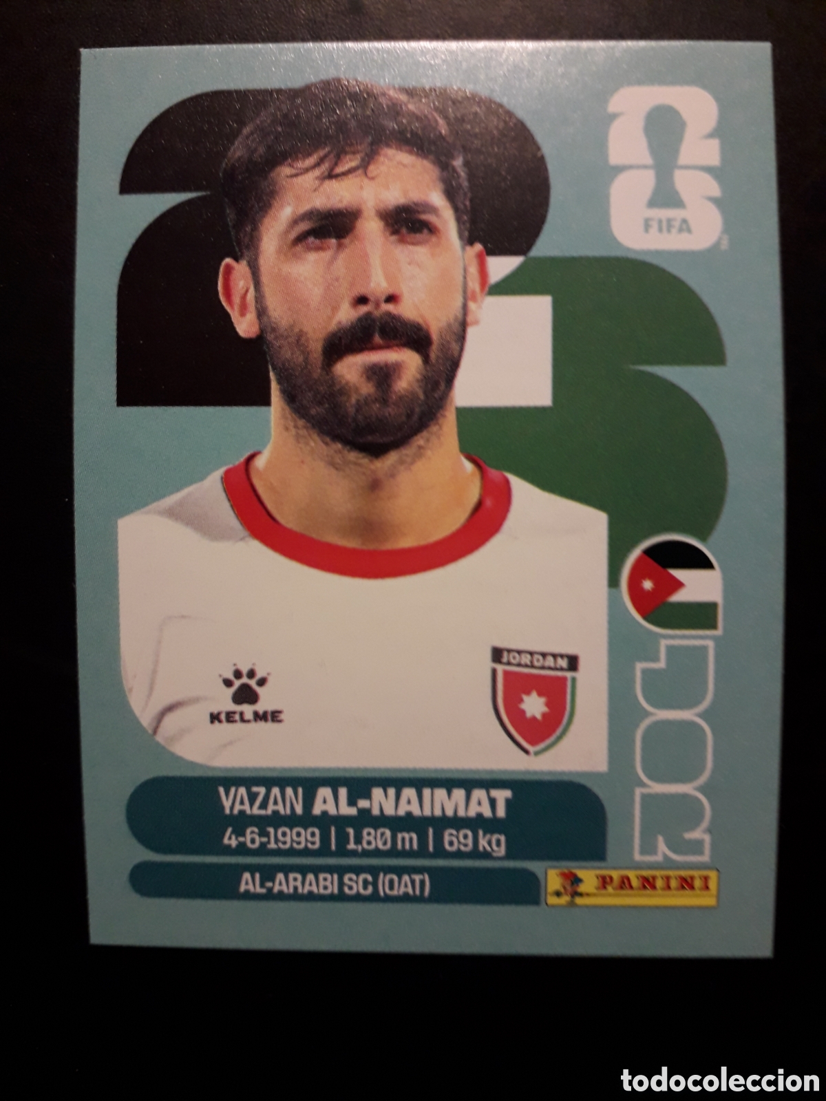 Cromos de F&uacute;tbol: AL NAIMAT JORDANIA JOR 16 MUNDIAL F&Uacute;TBOL 2026 FIFA WORLD CUP PANINI SIN PEGAR PEDIDO M&Iacute;NIMO 3&euro;