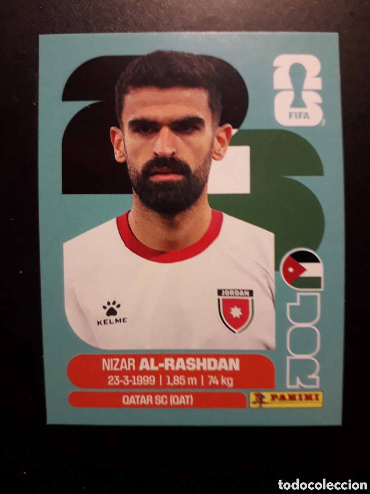 Cromos de F&uacute;tbol: AL RASHDAN JORDANIA JOR 10 MUNDIAL F&Uacute;TBOL 2026 FIFA WORLD CUP PANINI SIN PEGAR PEDIDO M&Iacute;NIMO 3&euro;