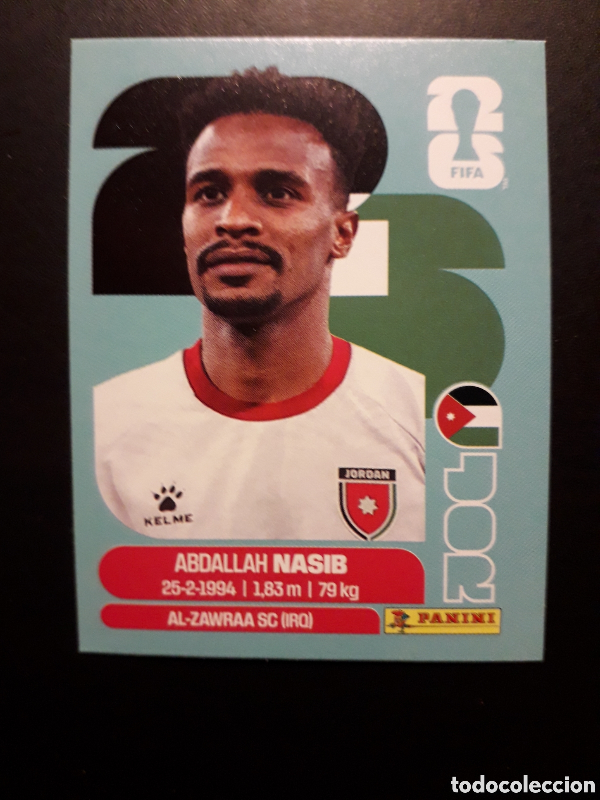 Fu&szlig;ball-Sticker: NASIB JORDANIA JOR 6 MUNDIAL F&Uacute;TBOL 2026 FIFA WORLD CUP PANINI SIN PEGAR PEDIDO M&Iacute;NIMO 3&euro;