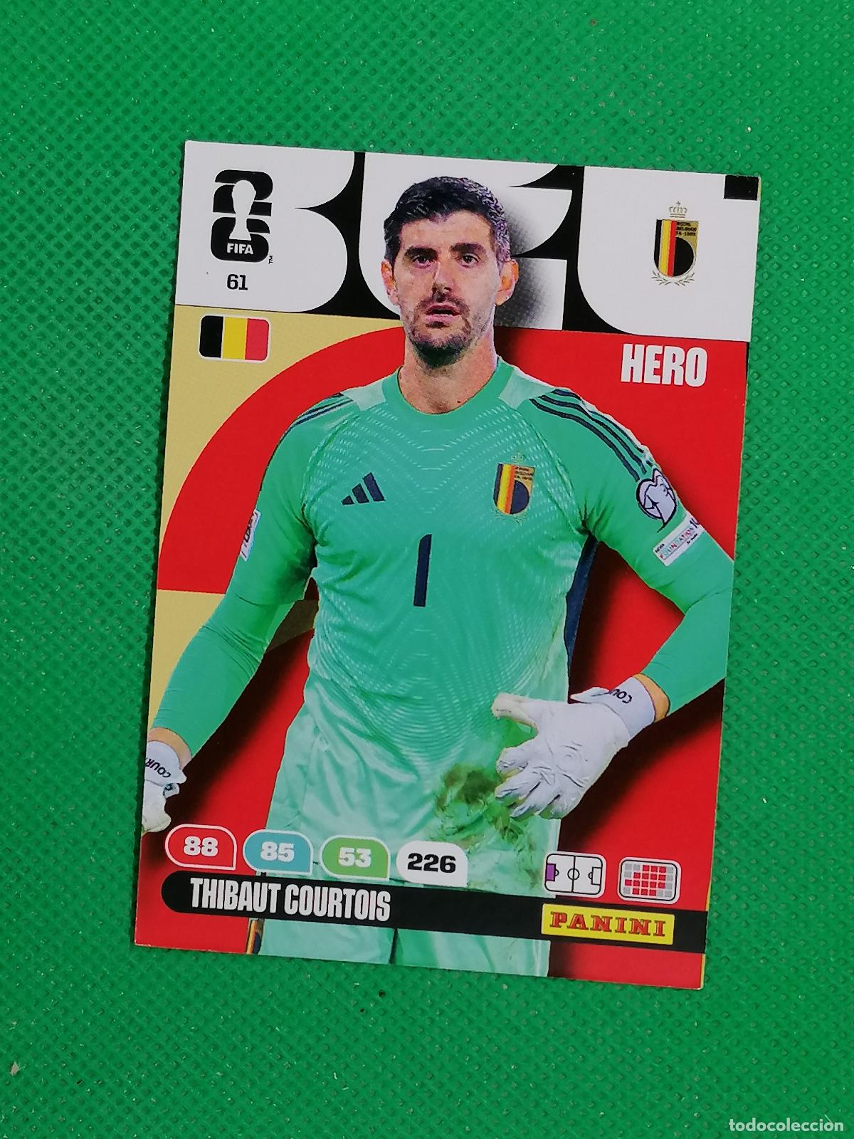 Cromos de F&uacute;tbol: 61 THIBAUT COURTOIS BELGICA HERO ⚽ PANINI ADRENALYN FIFA WORLD CUP 26 2026 ⚽