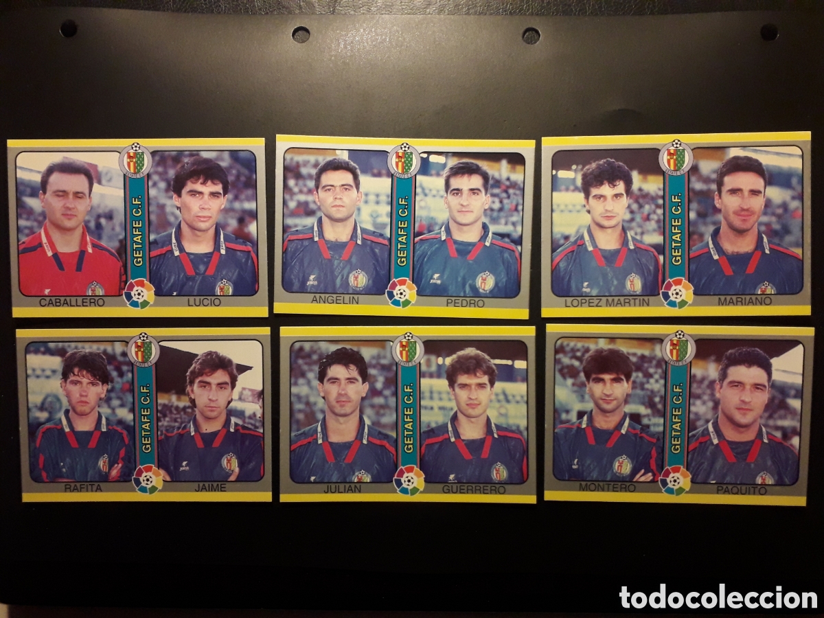 Cromos de F&uacute;tbol: 6 CROMOS GETAFE F&Uacute;TBOL TOTAL MUNDICROMO MC 94 95 1995 EQUIPO COMPLETO PEDIDO M&Iacute;NIMO 3&euro;