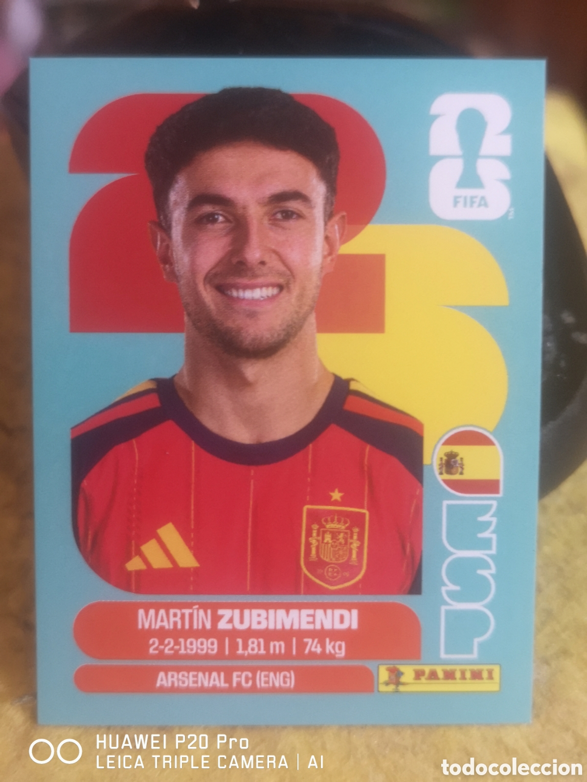 Cromos de F&uacute;tbol: MUNDIAL FIFA WORLD CUP 2026 STICKER ZUBIMENDI - ESP 9