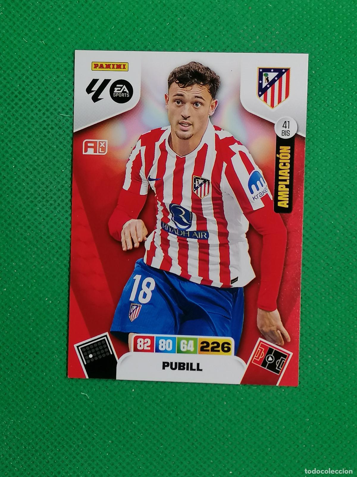 Football Stickers: 41BIS 41 BIS PUBILL ATLETICO DE MADRID AMPLIACION ⚽ LIGA ADRENALYN XL 2025 2026 25 26 ⚽