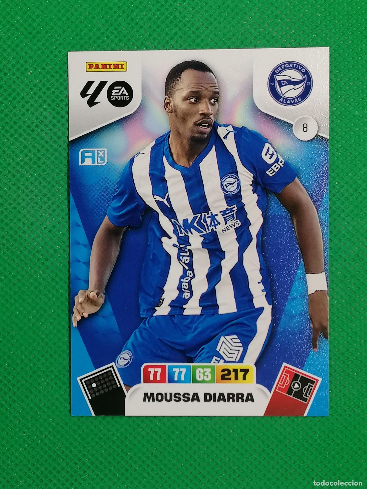 Cromos de F&uacute;tbol: 8 MOUSSA DIARRA ALAVES ⚽ LIGA ADRENALYN XL 2025 2026 25 26 ⚽