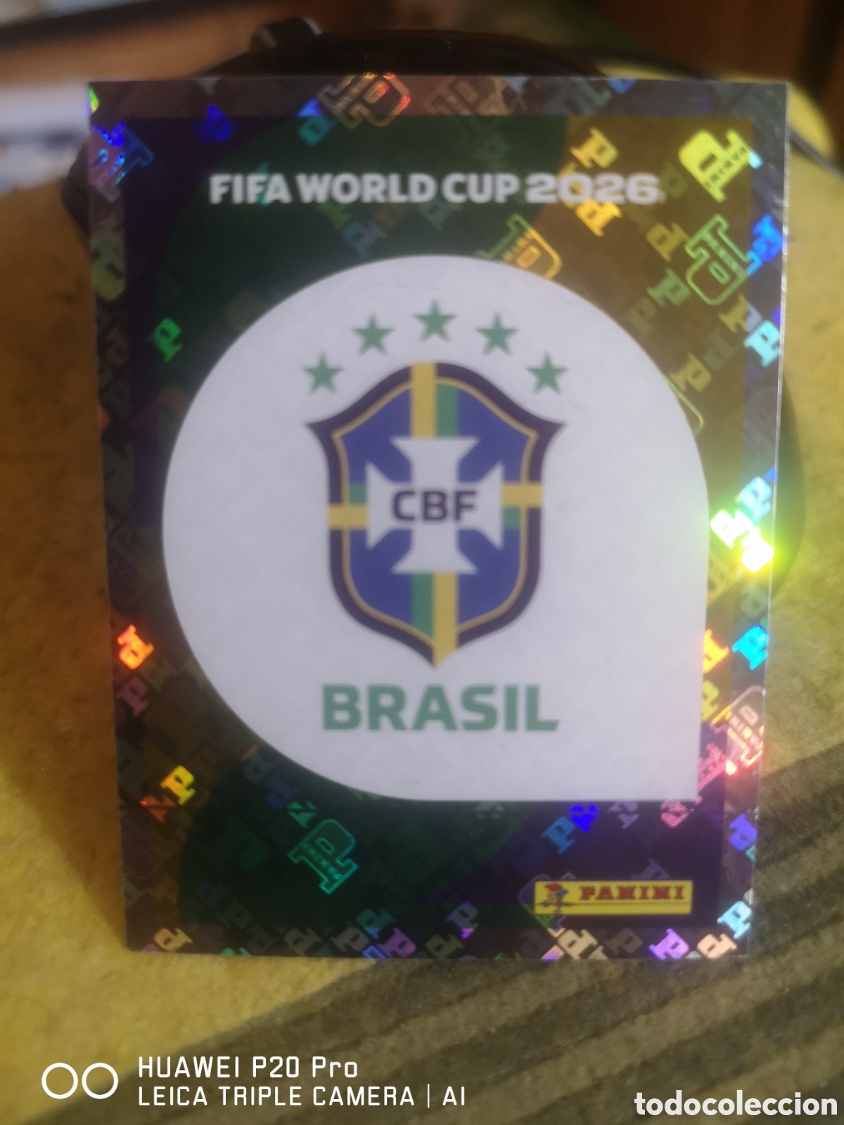 Cromos de F&uacute;tbol: MUNDIAL FIFA WORLD CUP 2026 STICKER ESCUDO BRASIL - BRA 1