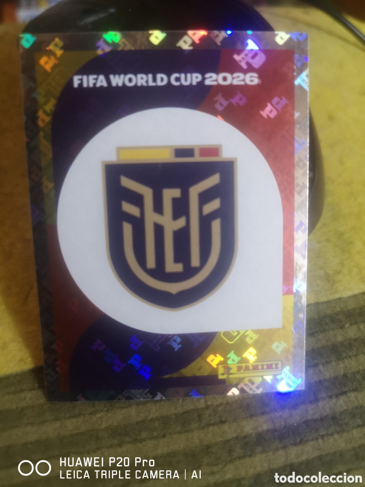 Cromos de F&uacute;tbol: MUNDIAL FIFA WORLD CUP 2026 STICKER ESCUDO ECUADOR - ECU 1