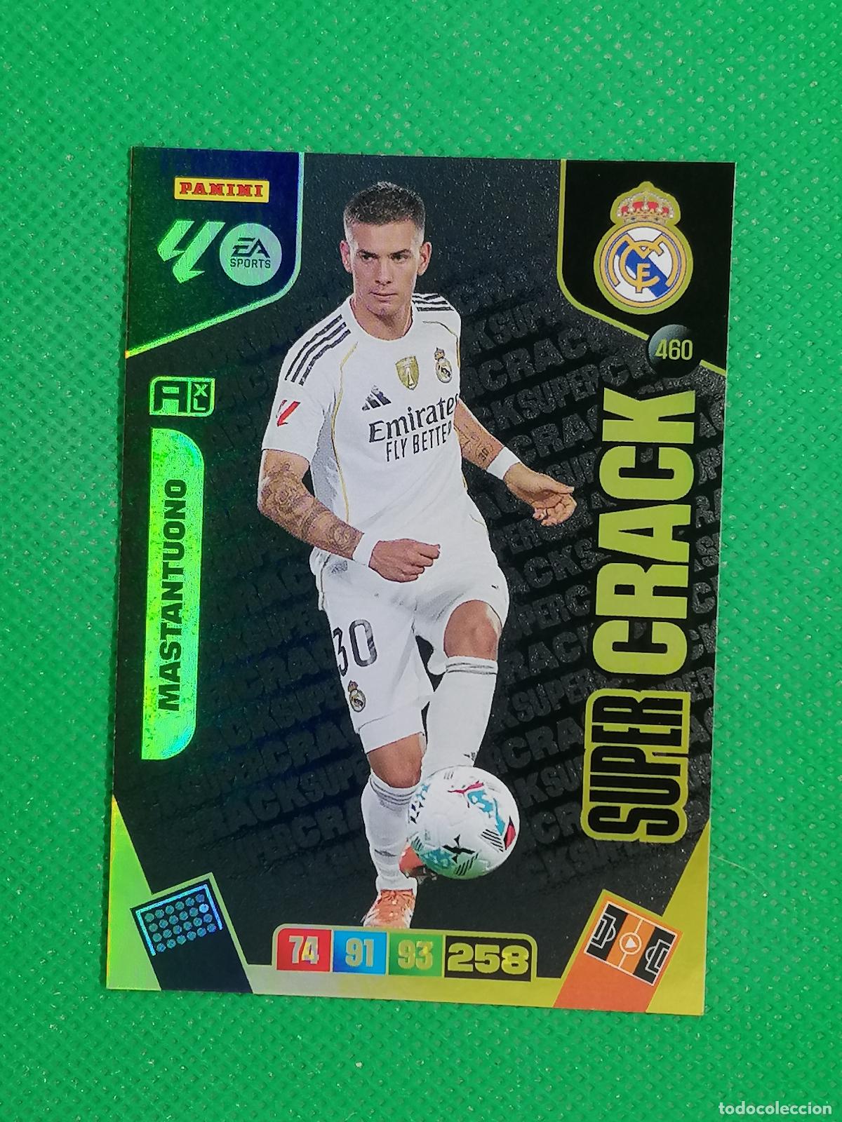 Cartes &agrave; collectionner de Football: 460 MASTANTUONO REAL MADRID SUPERCRACK SUPER CRACK ⚽ LIGA ADRENALYN XL 2025 2026 25 26 ⚽
