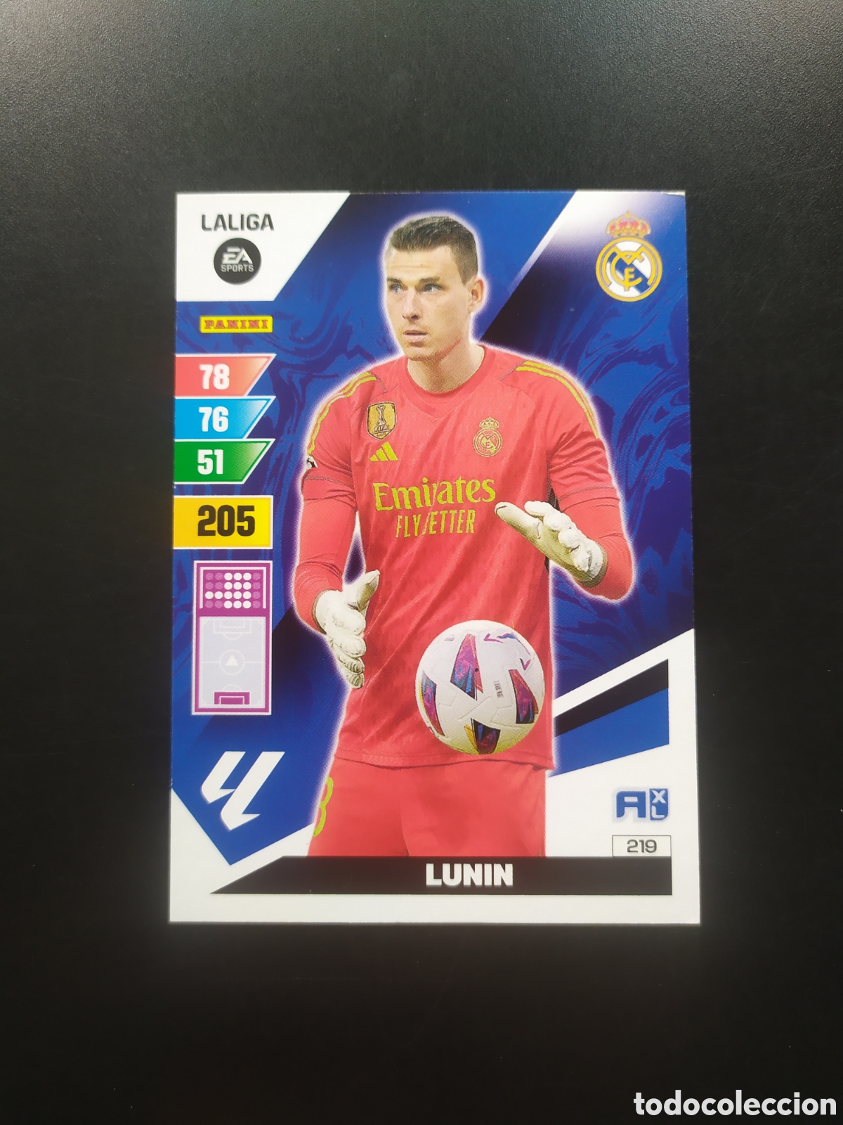 Cromos de F&uacute;tbol: Adrenalyn 2023 2024 23 24 panini Lunin n&deg; 219 Real Madrid