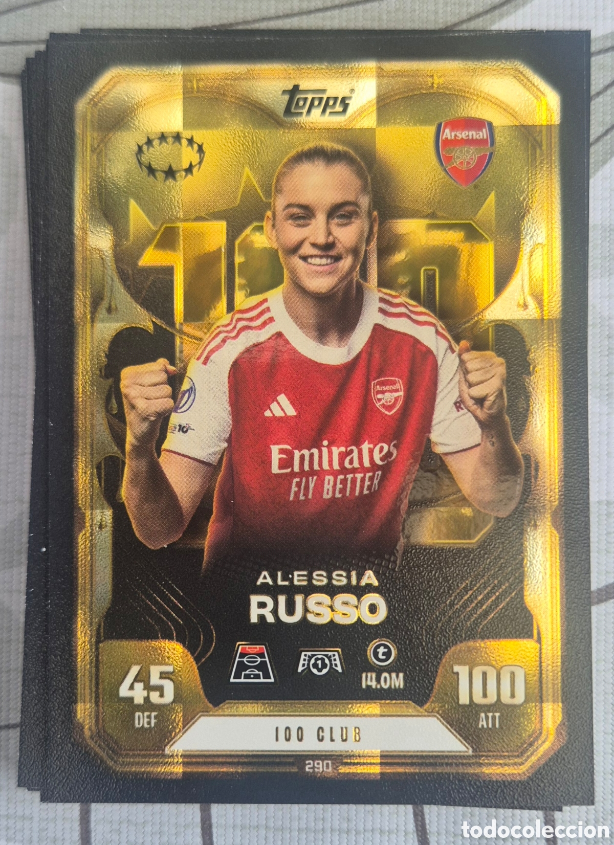 Cromos de F&uacute;tbol: 290 russo arsenal 100 club topps match attax 2026
