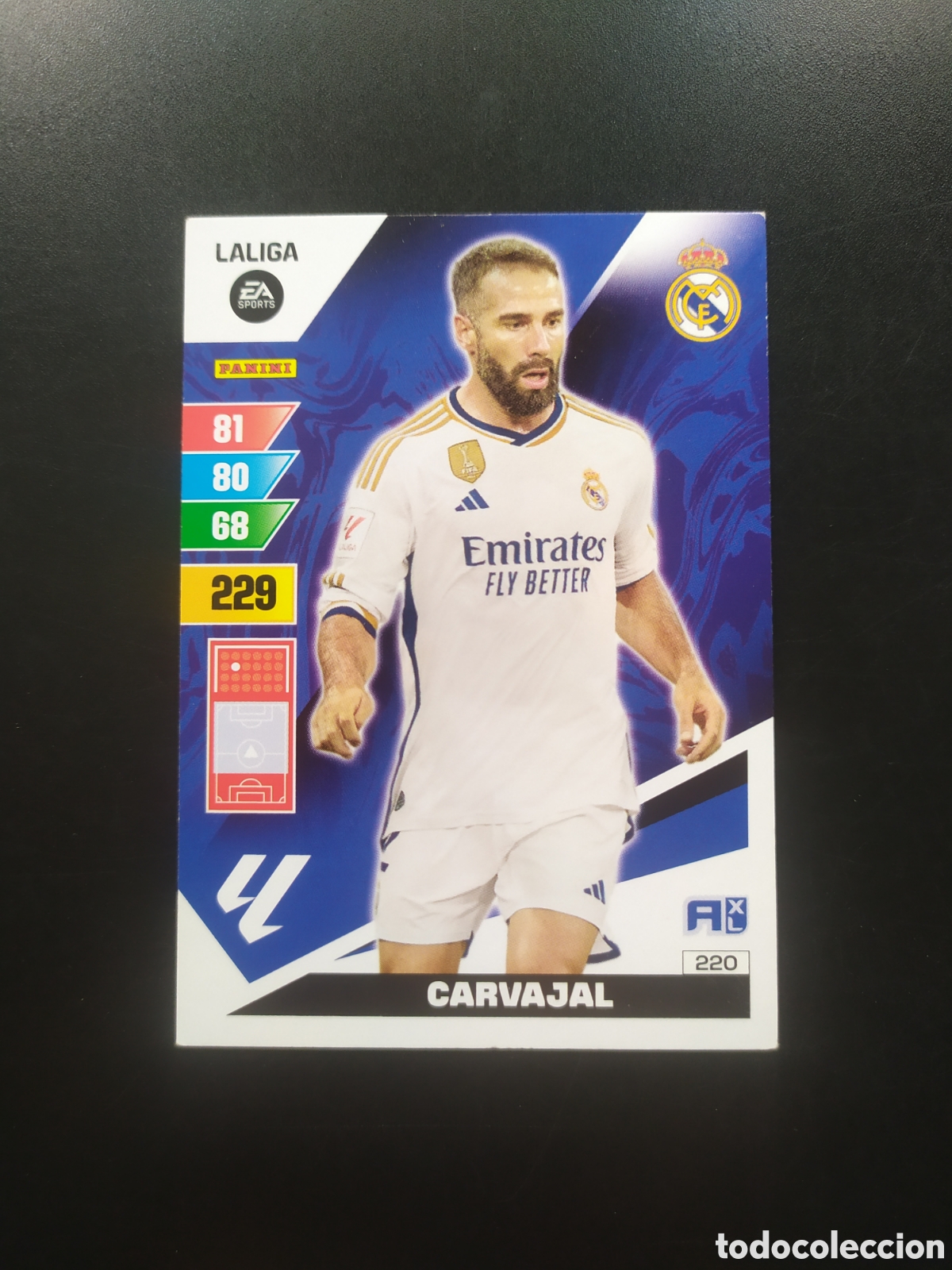 Cromos de F&uacute;tbol: Adrenalyn 2023 2024 23 24 panini Carvajal n&deg; 220 Real Madrid