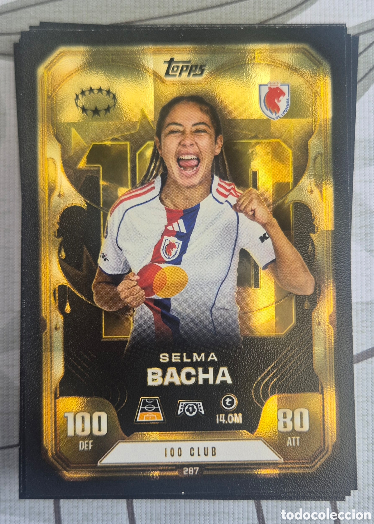 Cromos de F&uacute;tbol: 267 bacha 100 club topps match attax 2026