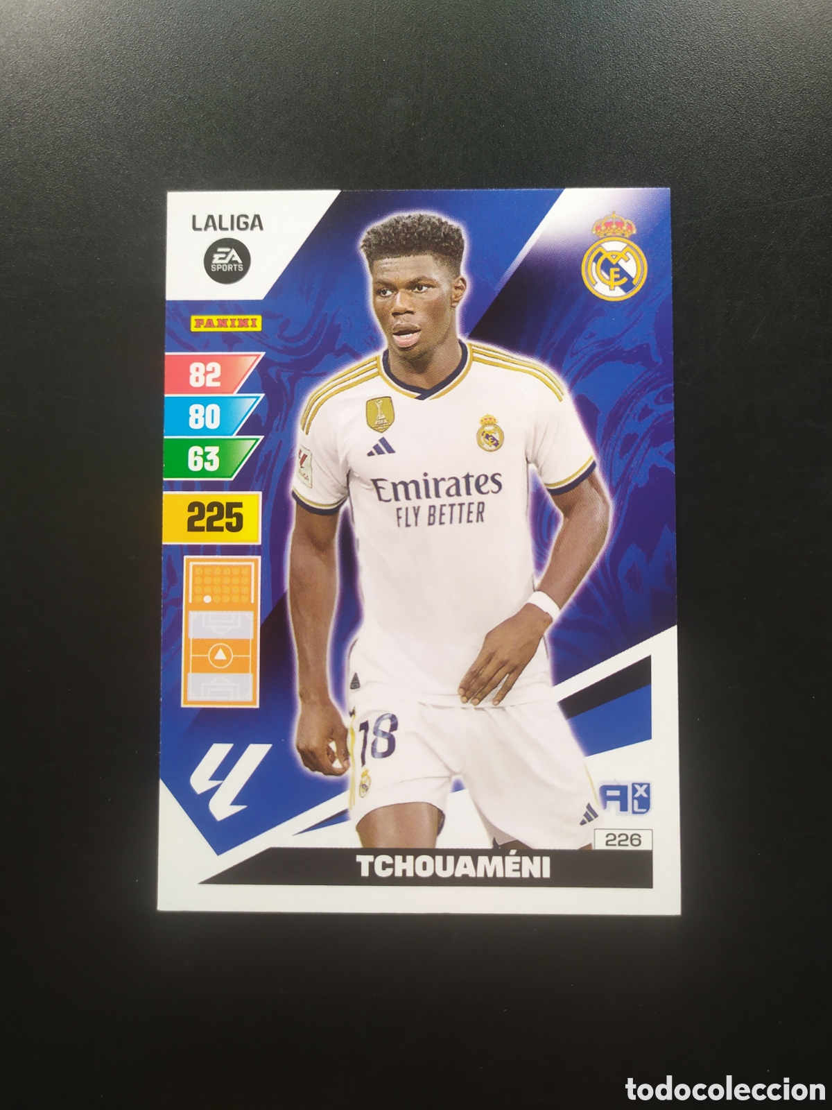 Cromos de F&uacute;tbol: Adrenalyn 2023 2024 23 24 panini Tchouameni n&deg; 226 Real Madrid