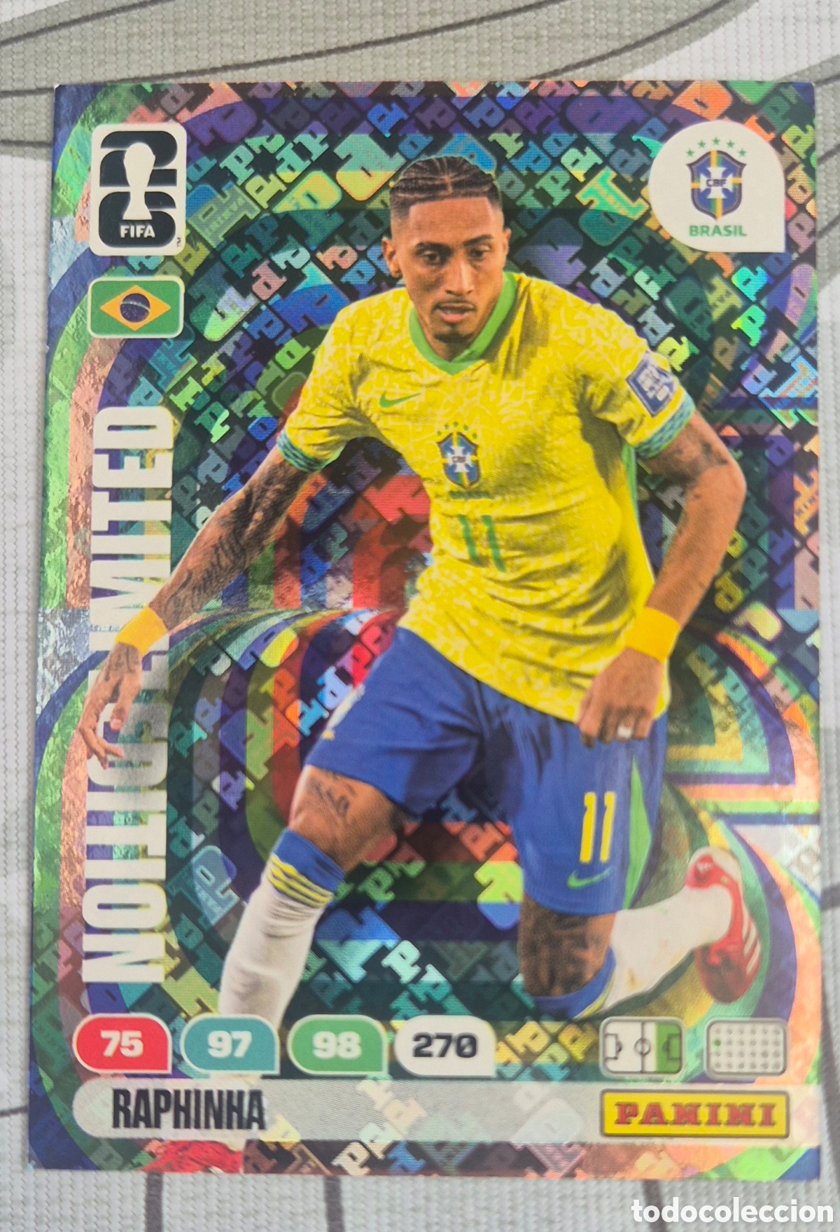 Cromos de F&uacute;tbol: Raphina brasil limited edition adrenalyn fifa world cup 2026