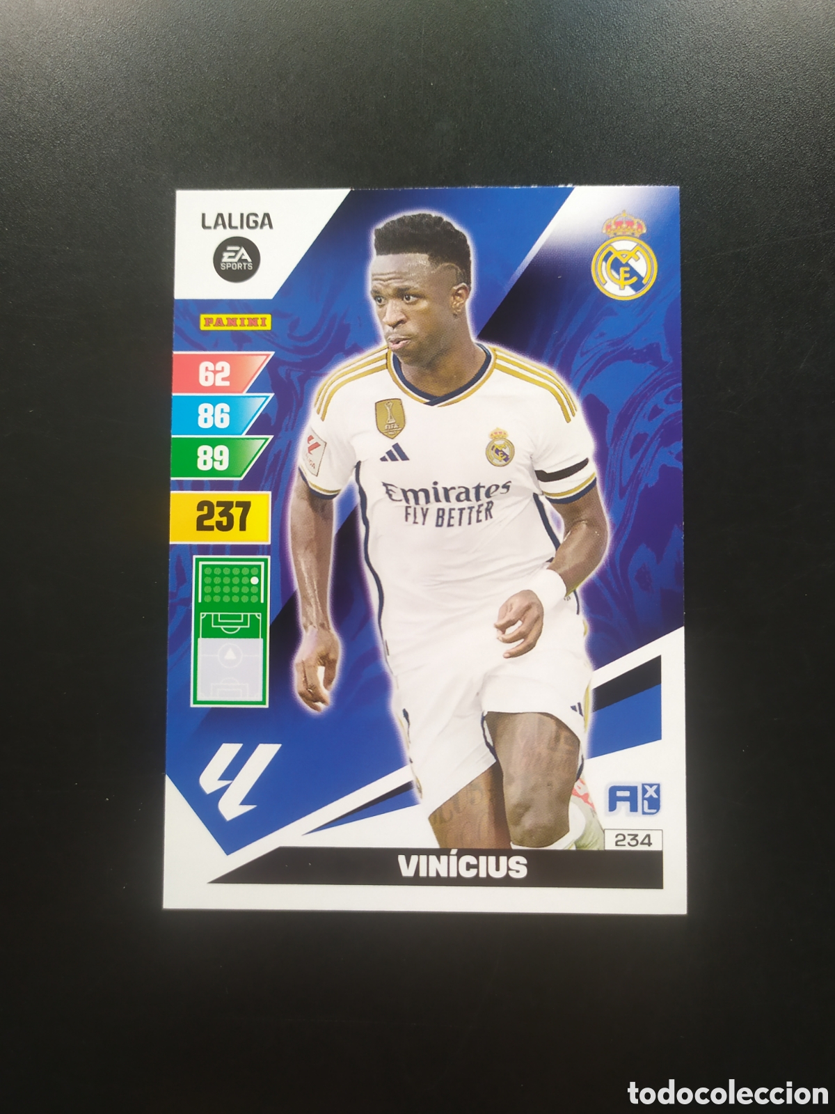 Cromos de F&uacute;tbol: Adrenalyn 2023 2024 23 24 panini Vinicius n&deg; 234 Real Madrid