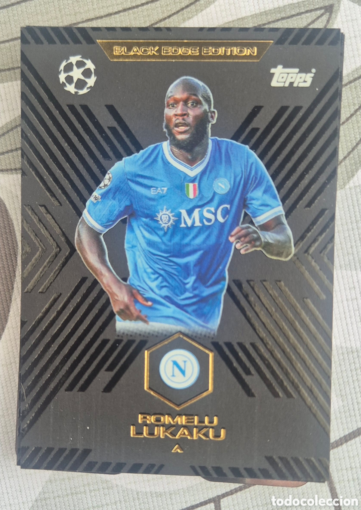 Cromos de F&uacute;tbol: Lukaku napoles black edge edition topps match attax 2026