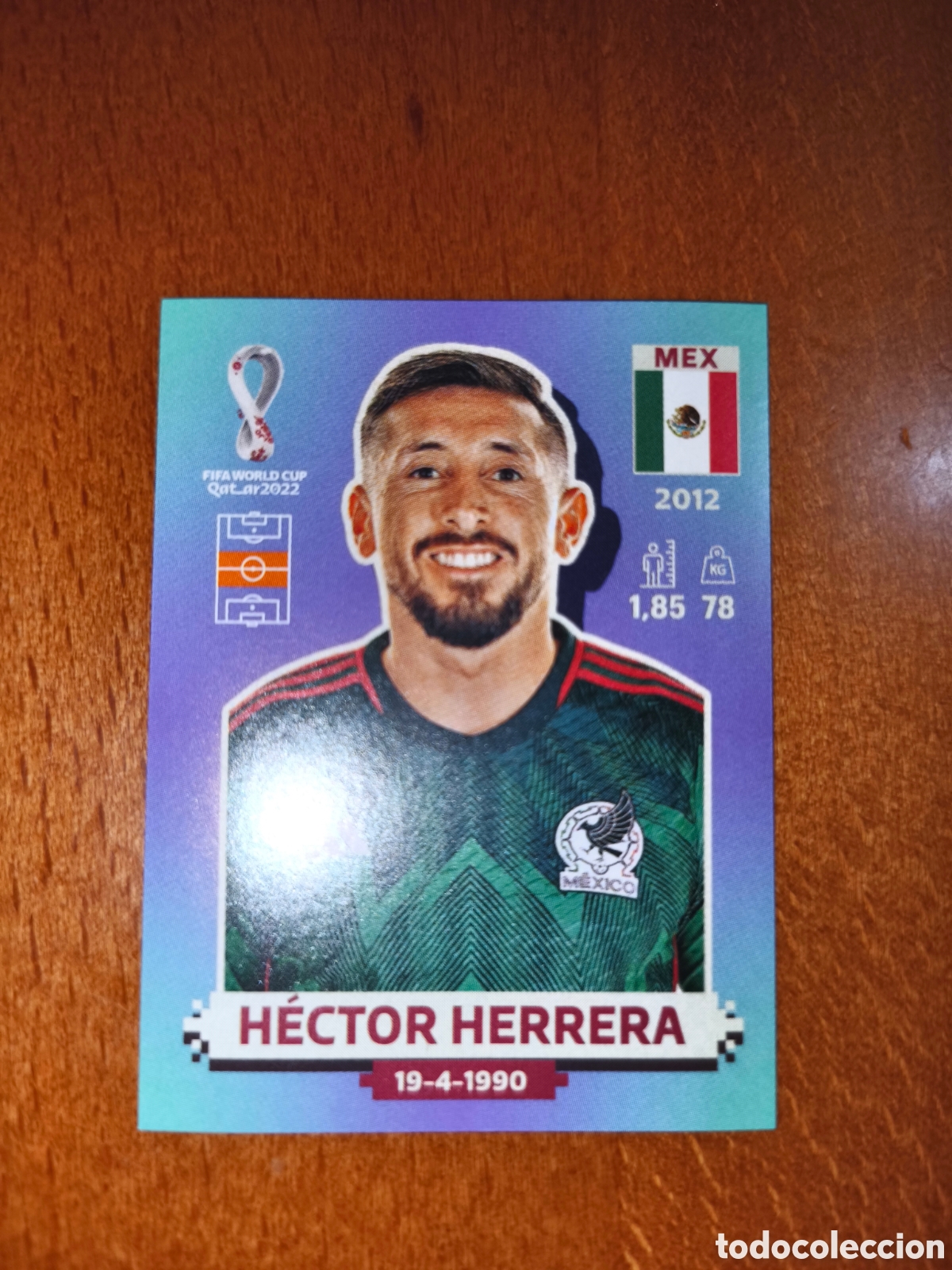 Cromos de F&uacute;tbol: H&eacute;ctor Herrera MEX 15 Fifa World Cup Qatar 2022 M&eacute;xico