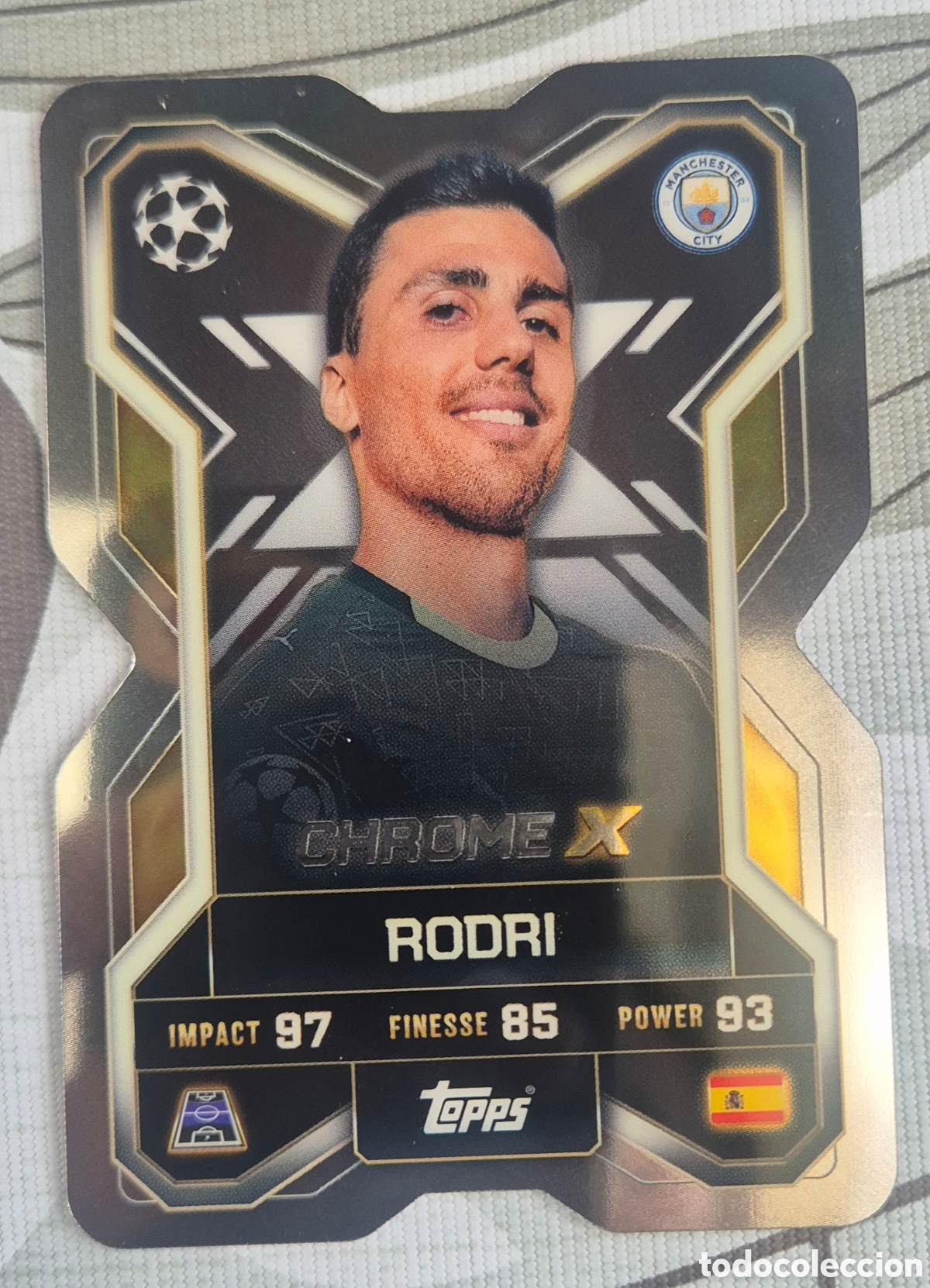 Cromos de F&uacute;tbol: Rodri city chrome x topps match attax 2026