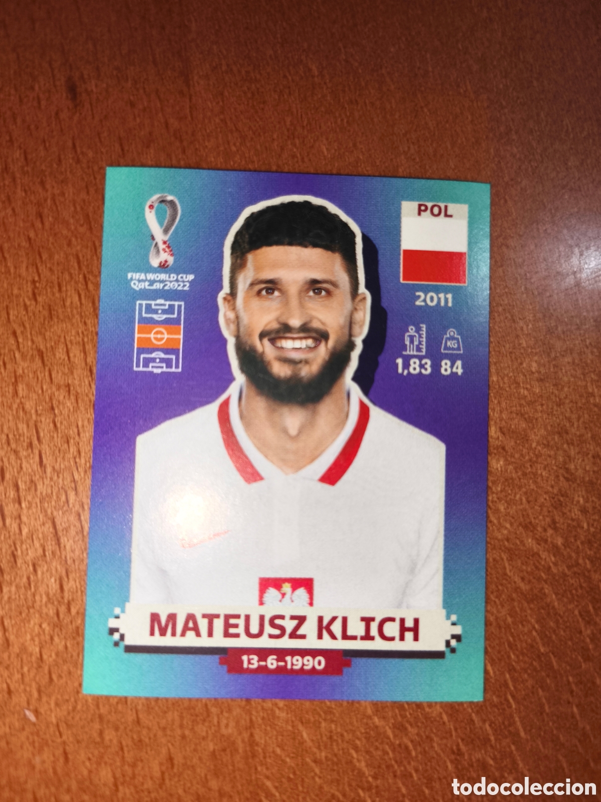 Cromos de F&uacute;tbol: Mateusz Klich POL 12 Fifa World Cup Qatar 2022 Polonia