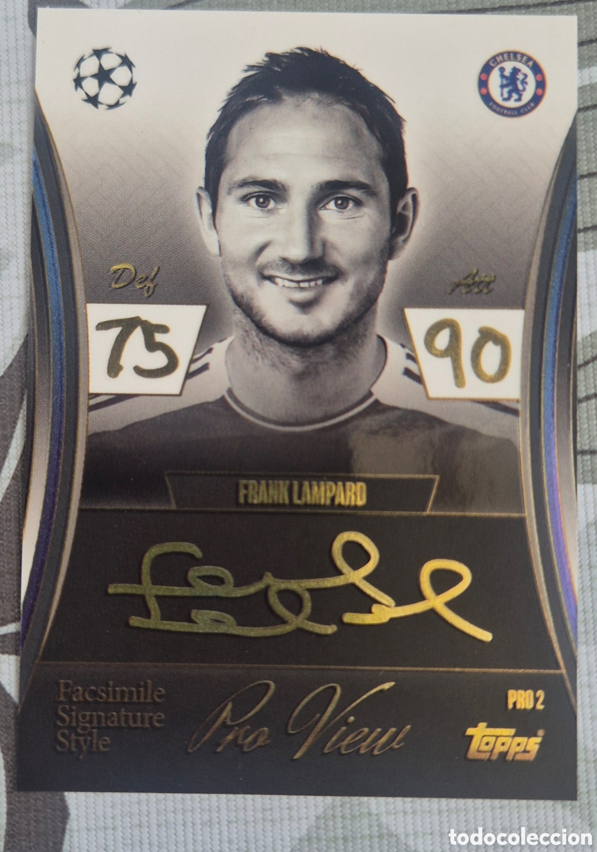 Cromos de F&uacute;tbol: PRO2 Lampard chelsea pro view topps match attax 2026