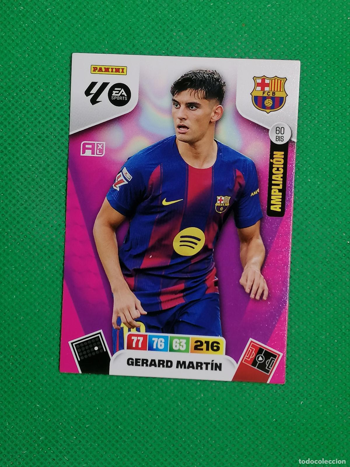 Fu&szlig;ball-Sticker: 60 BIS 60BIS GERARD MARTIN BARCELONA AMPLIACION ⚽ LIGA ADRENALYN XL 2025 2026 25 26 ⚽
