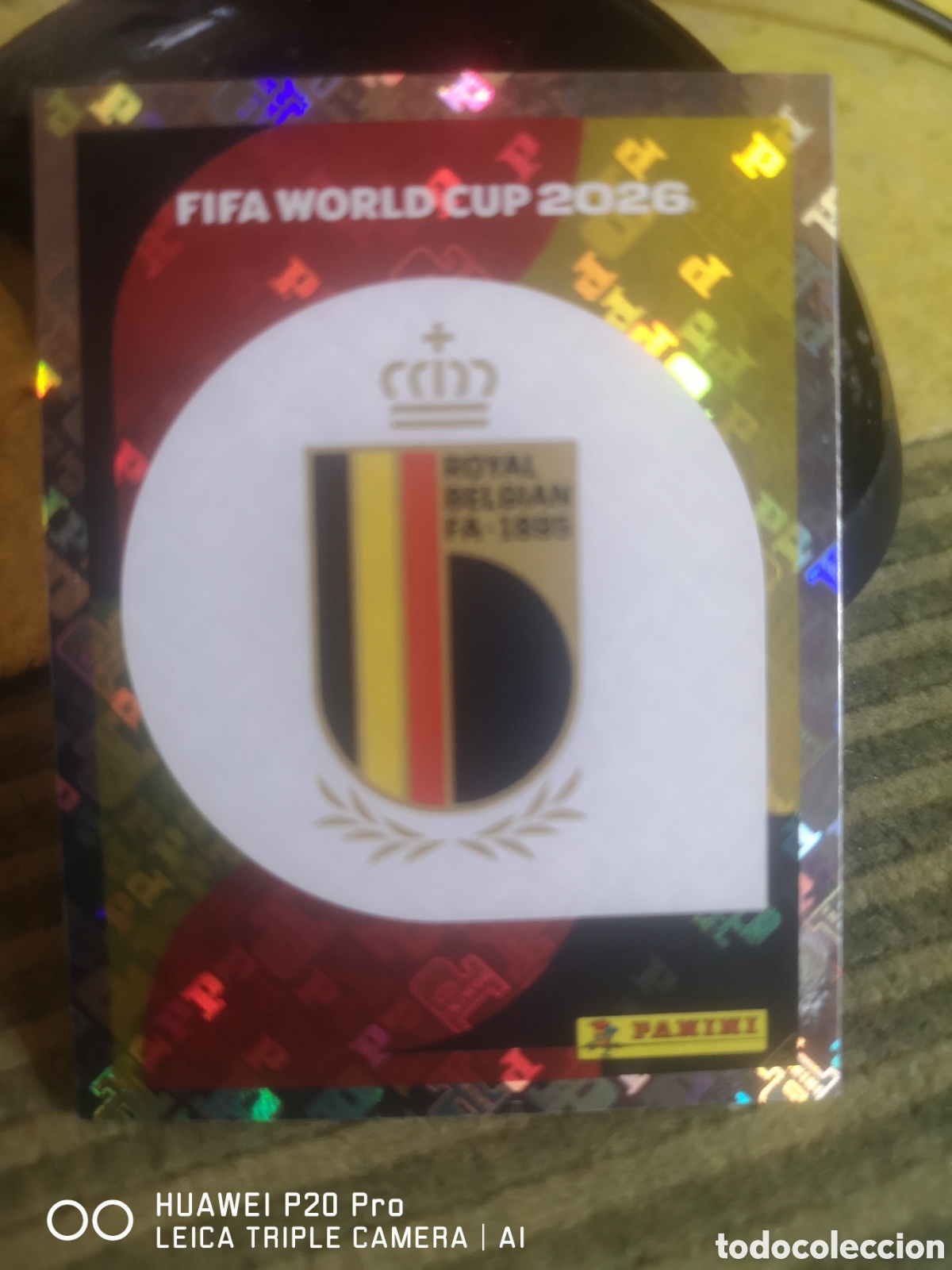 Figurine di Calcio: MUNDIAL FIFA WORLD CUP 2026 STICKER ESCUDO LOGO BELGICA - BEL 1