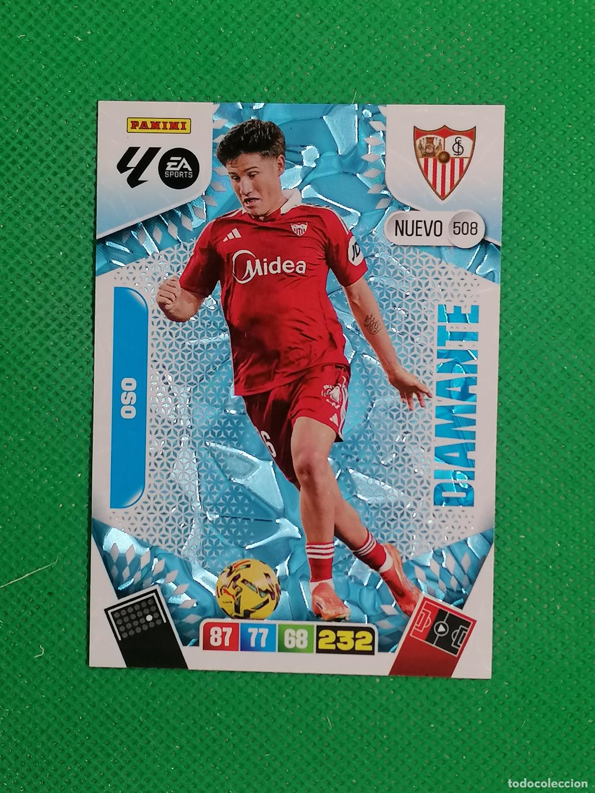 Football Stickers: 508 OSO SEVILLA NUEVO DIAMANTE ⚽ LIGA ADRENALYN XL 2025 2026 25 26 ⚽