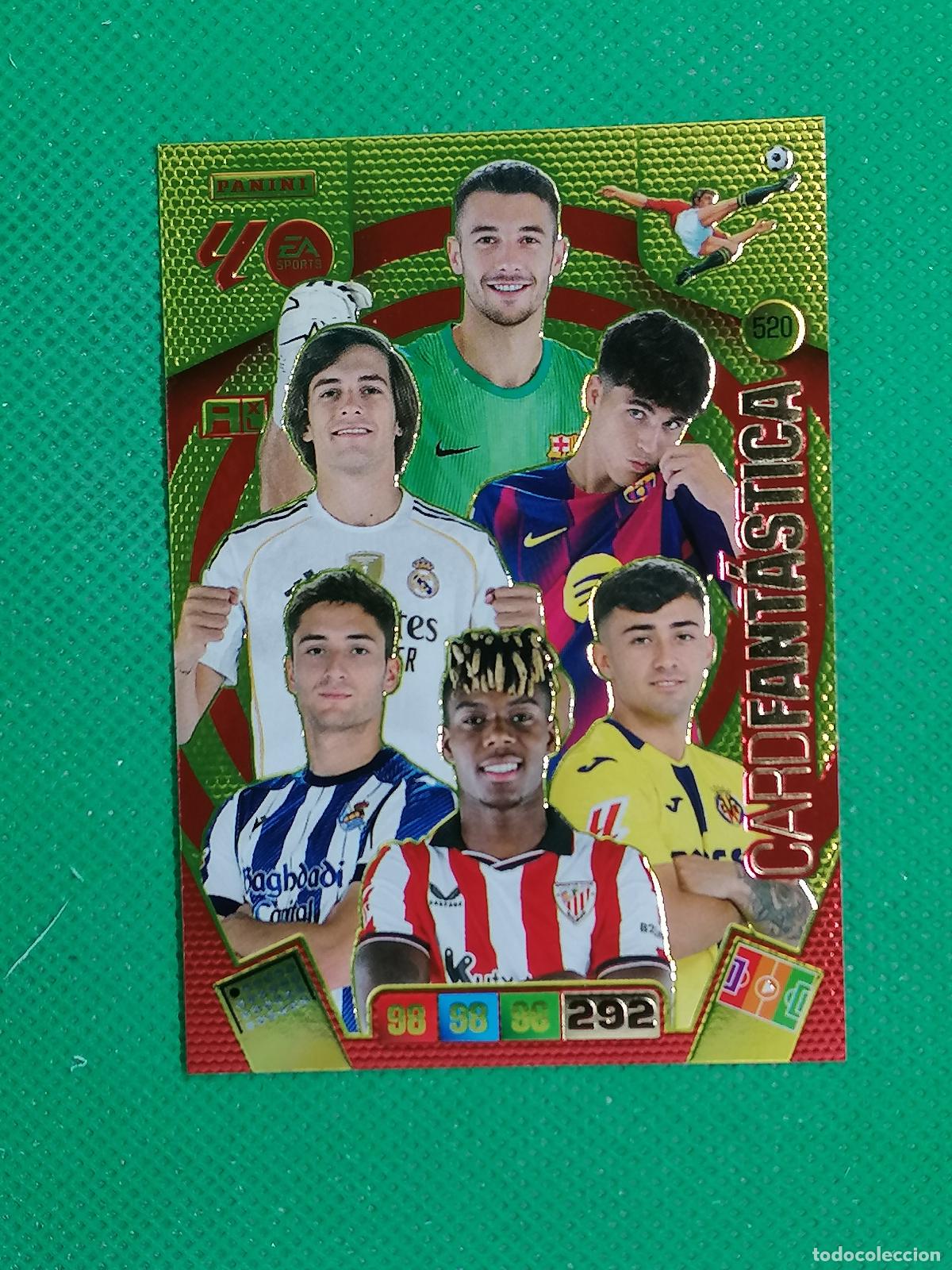 Football Stickers: 520 WILLIAMS GARCIA CARRERAS MOLEIRO CARD FANTASTICA ⚽ LIGA ADRENALYN XL 2025 2026 25 26 ⚽